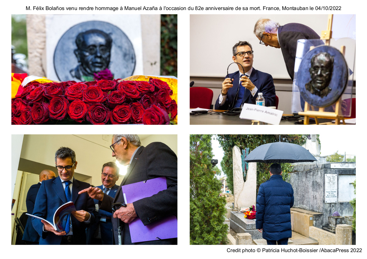 M. Félix Bolaños venu rendre hommage à Manuel Azaña - 4/11/2022