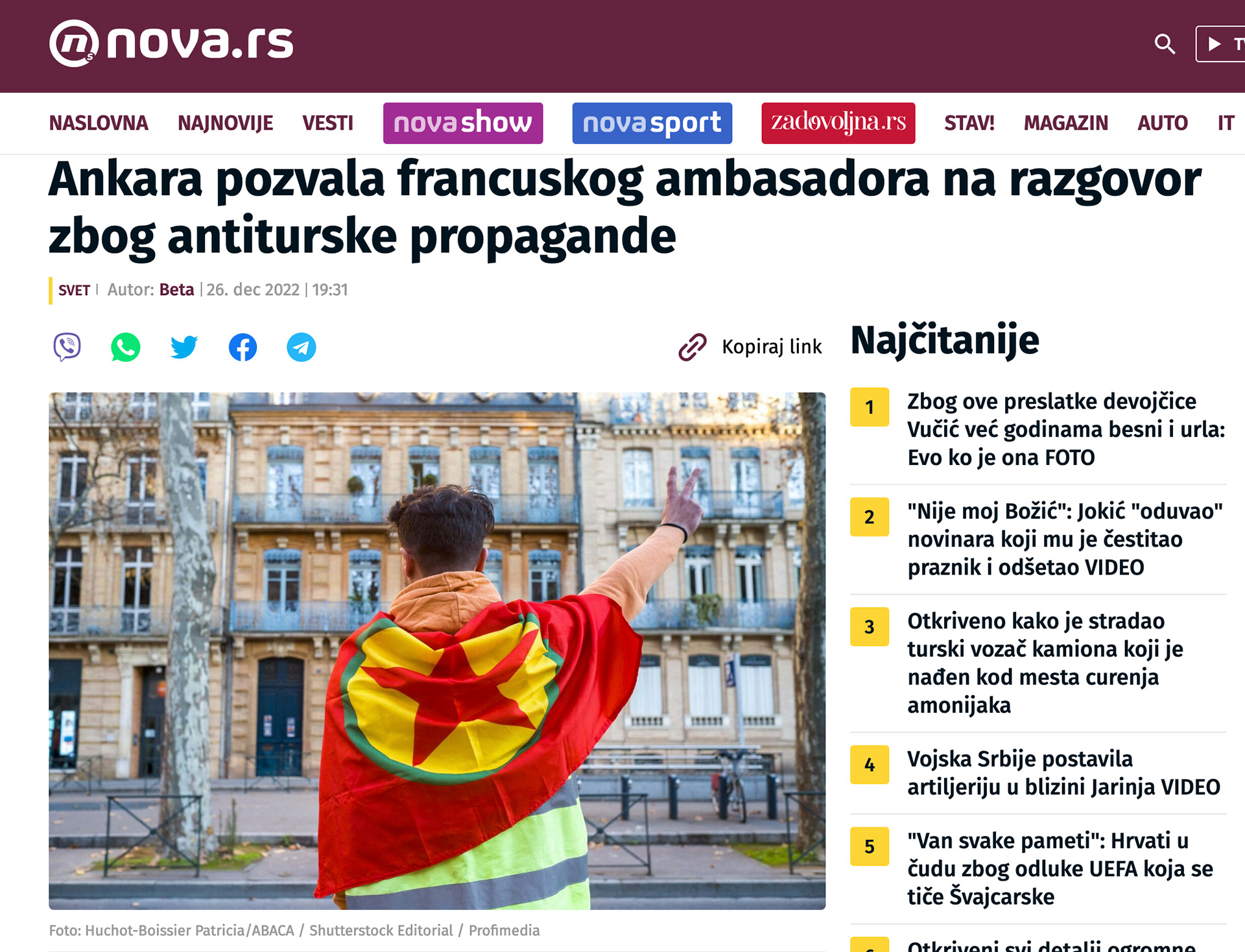 NOVA - 26 decembre 2022