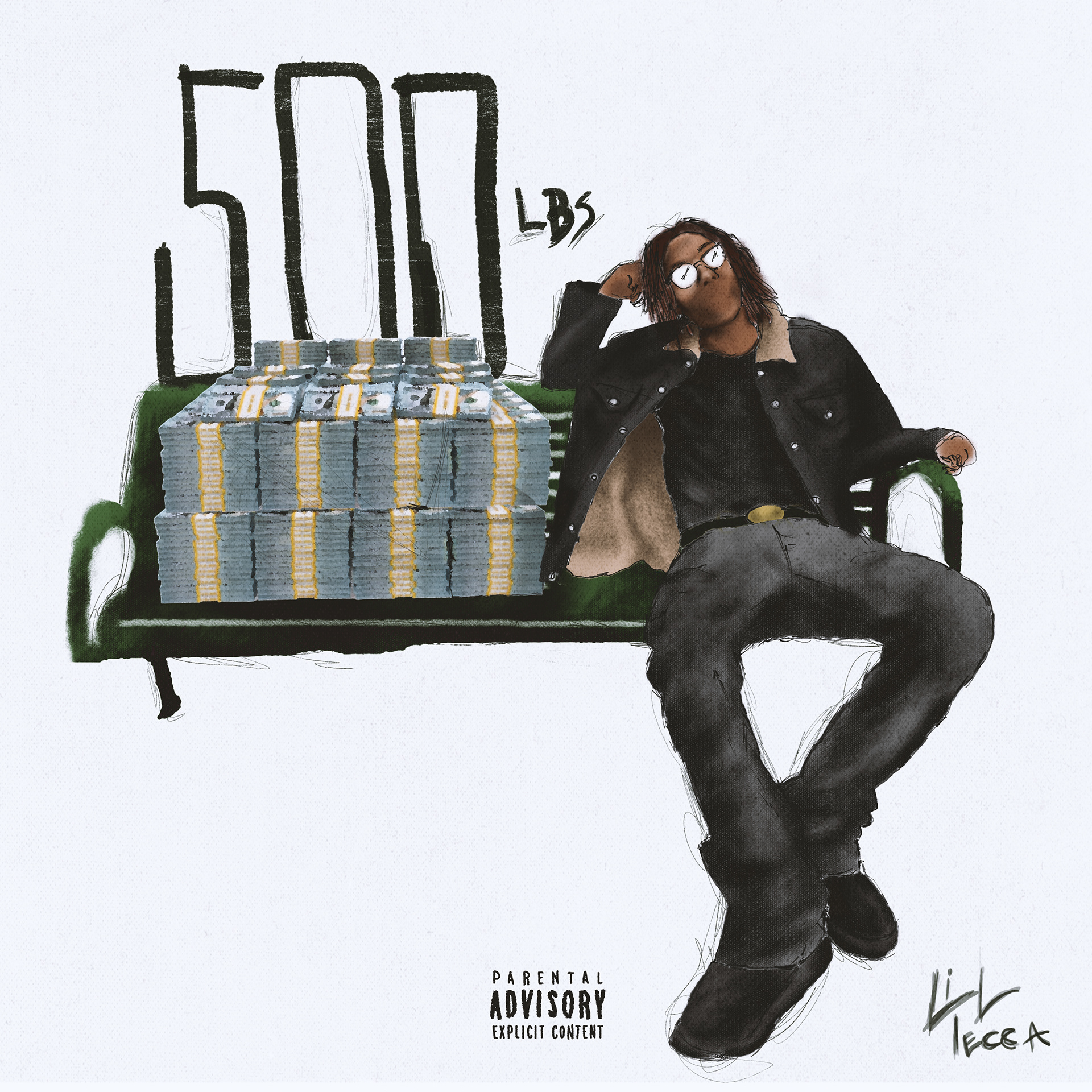 Lil Tecca - 500lbs Cover Art
