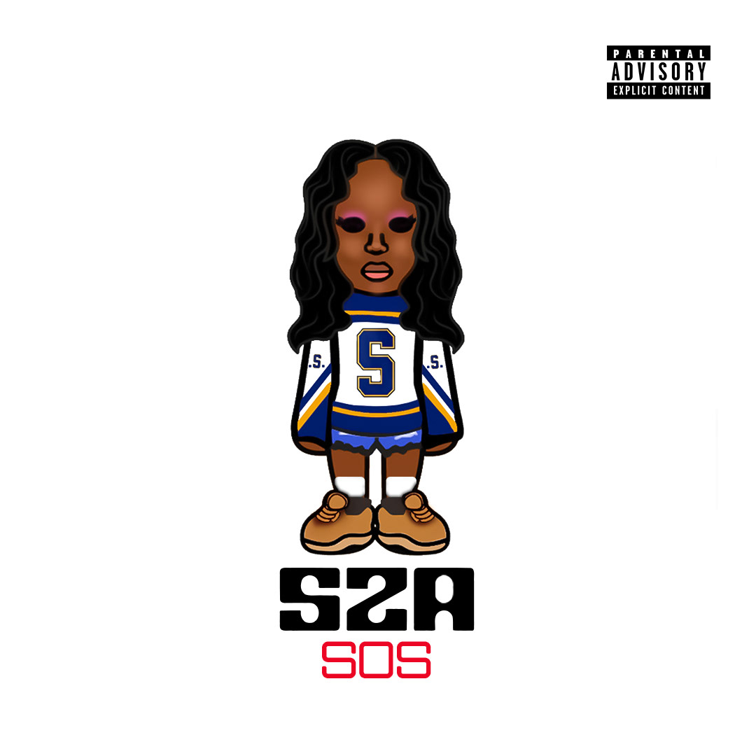 SZA-SOS Cover Art Bape Style
