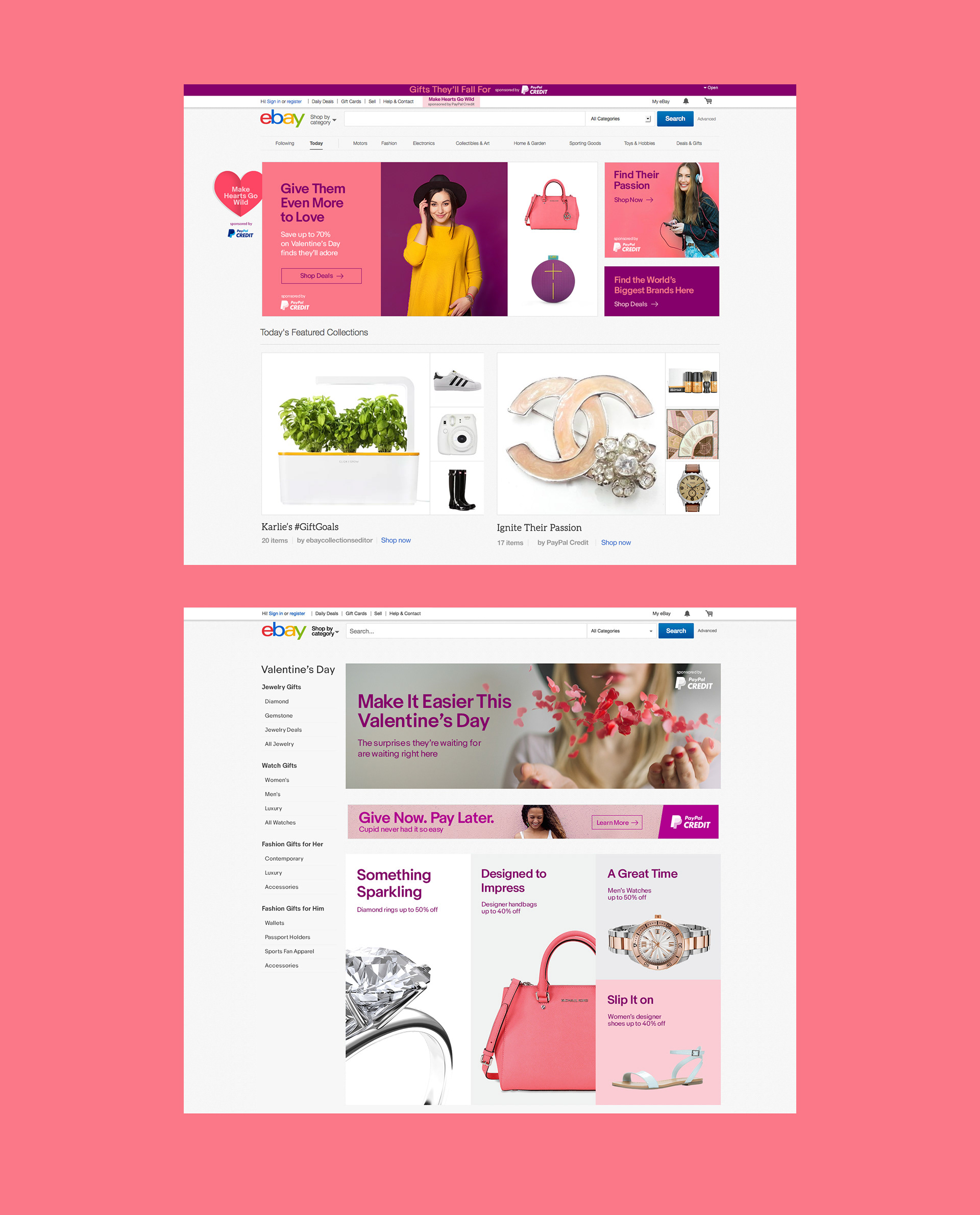 Sponsored homepage roadblock and seasonal hub