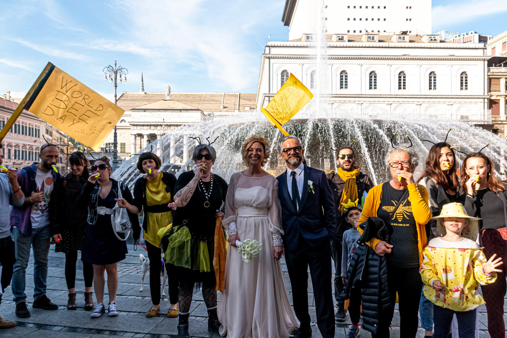 dia das abelhas em Gênova 