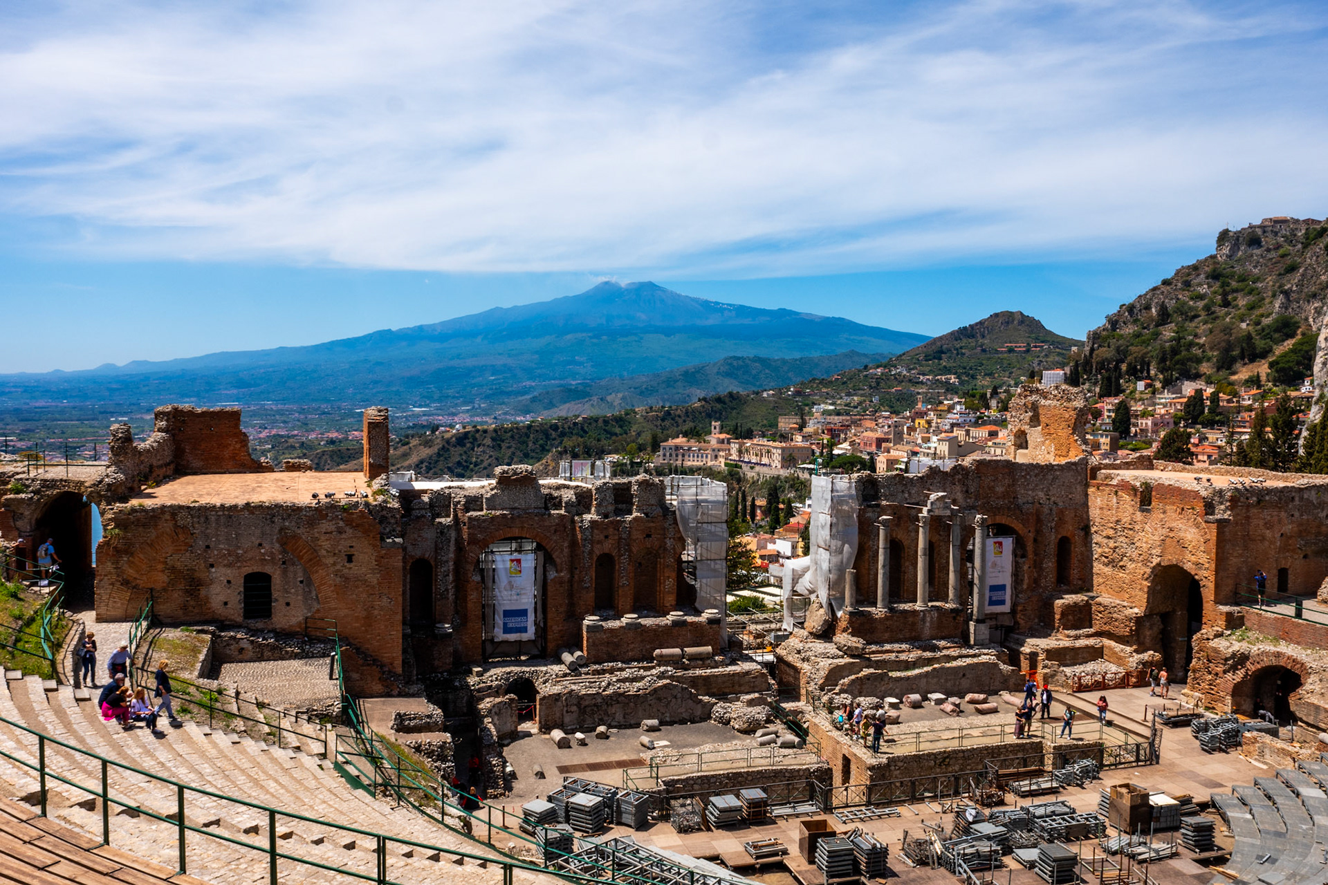 Taormina: Greek Theater, Etna in Backgro