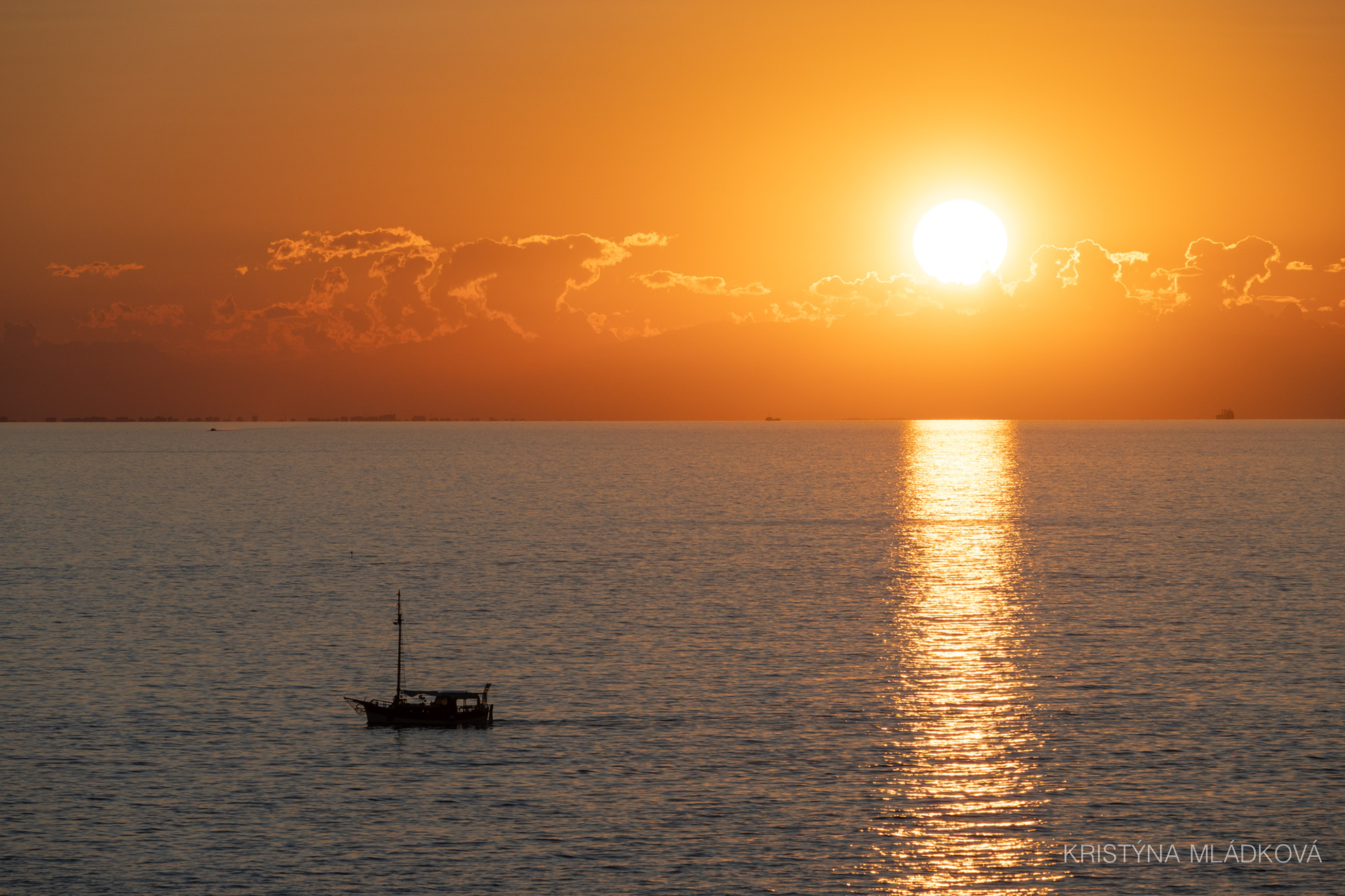 Sunset in Piran, Slovenia