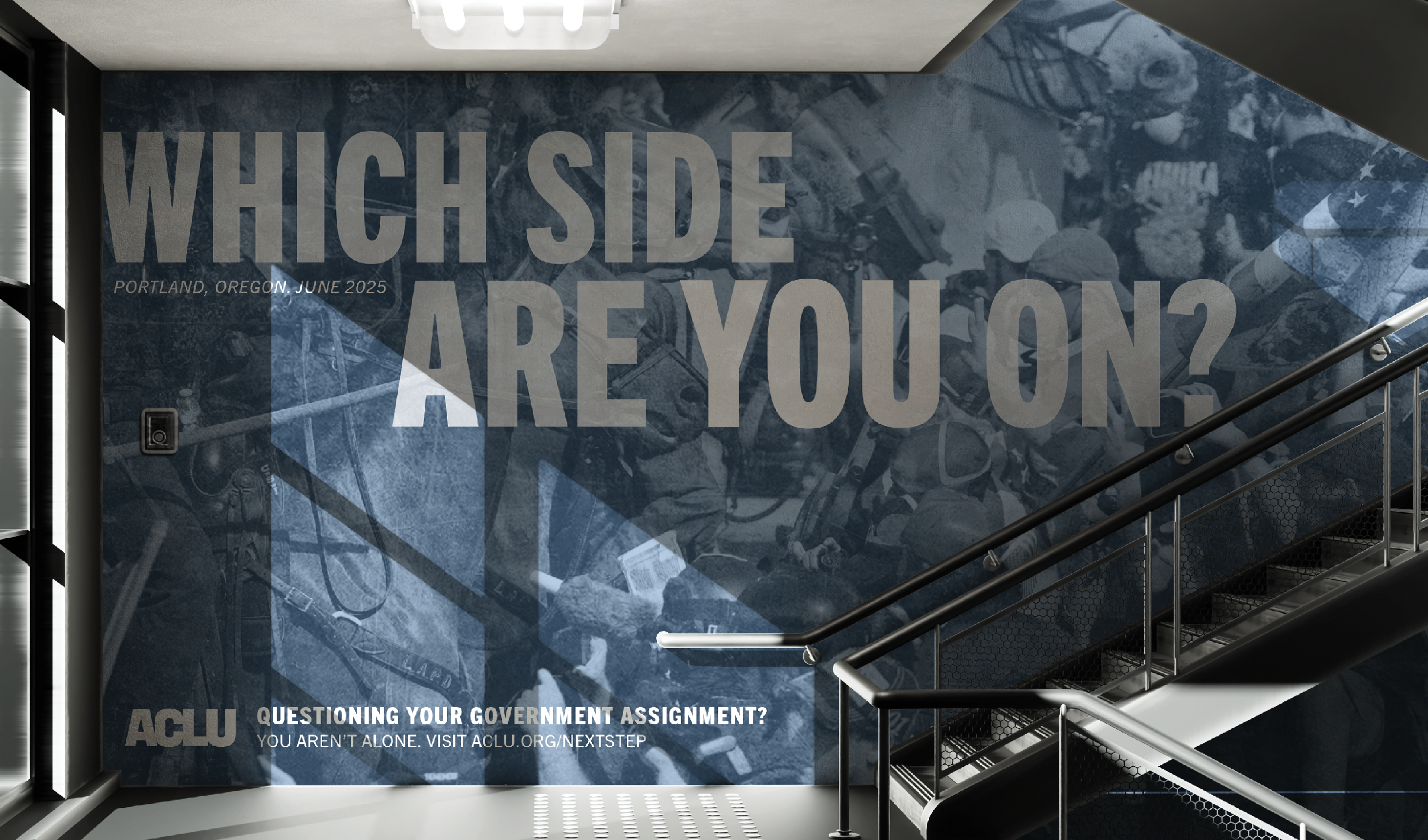 Campaign element for ACLU