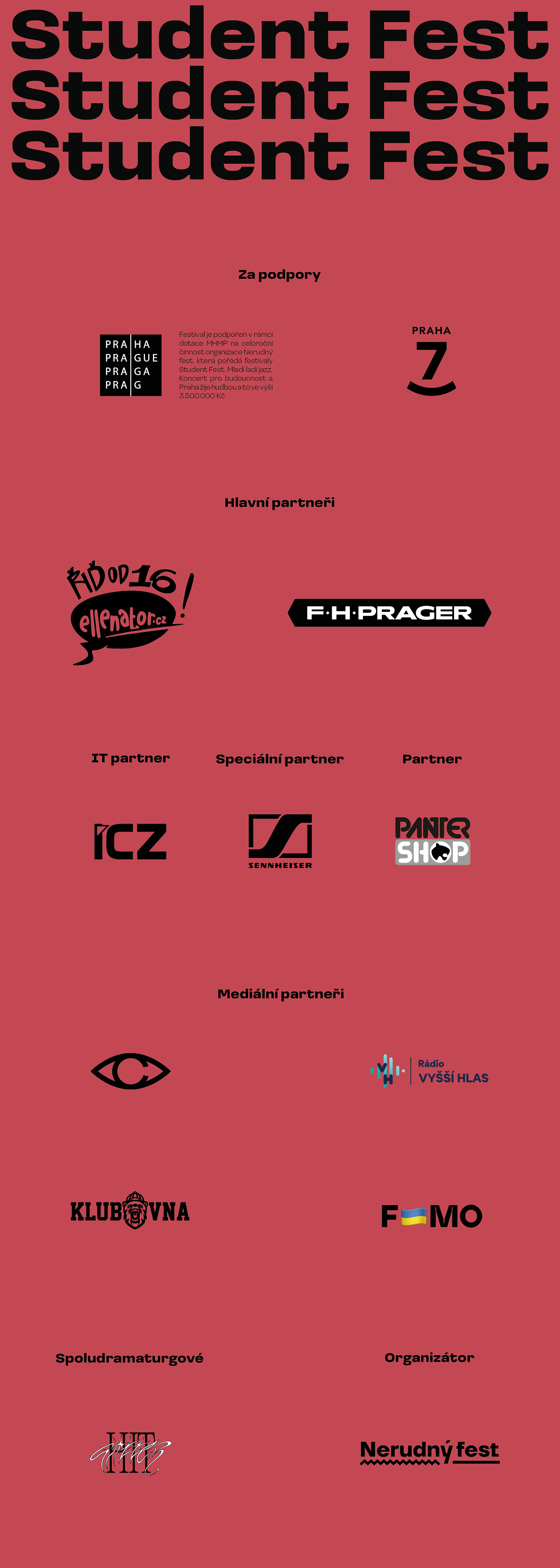 Stage banner