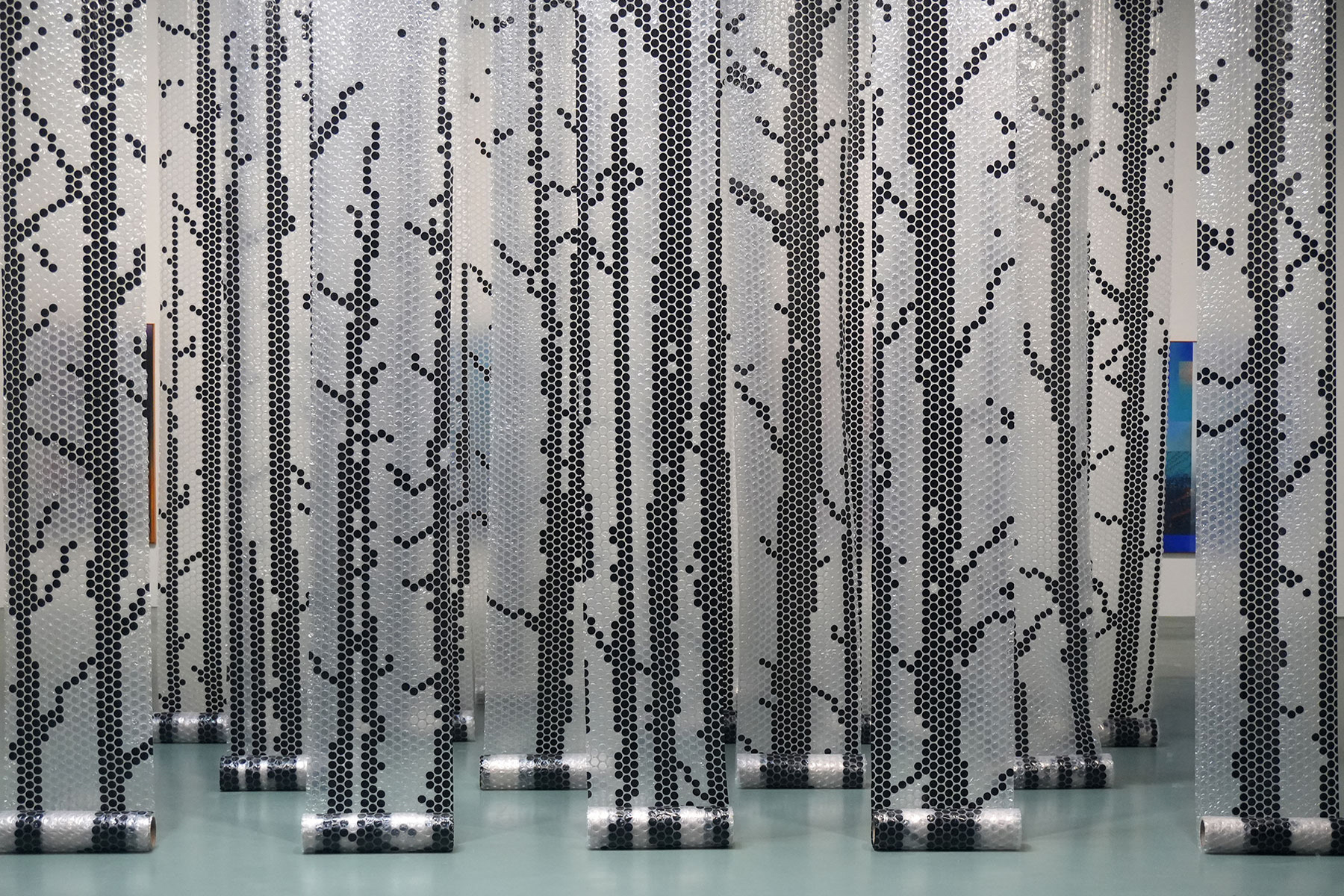 Oksana Pyzh Installation "Ghost Forest"