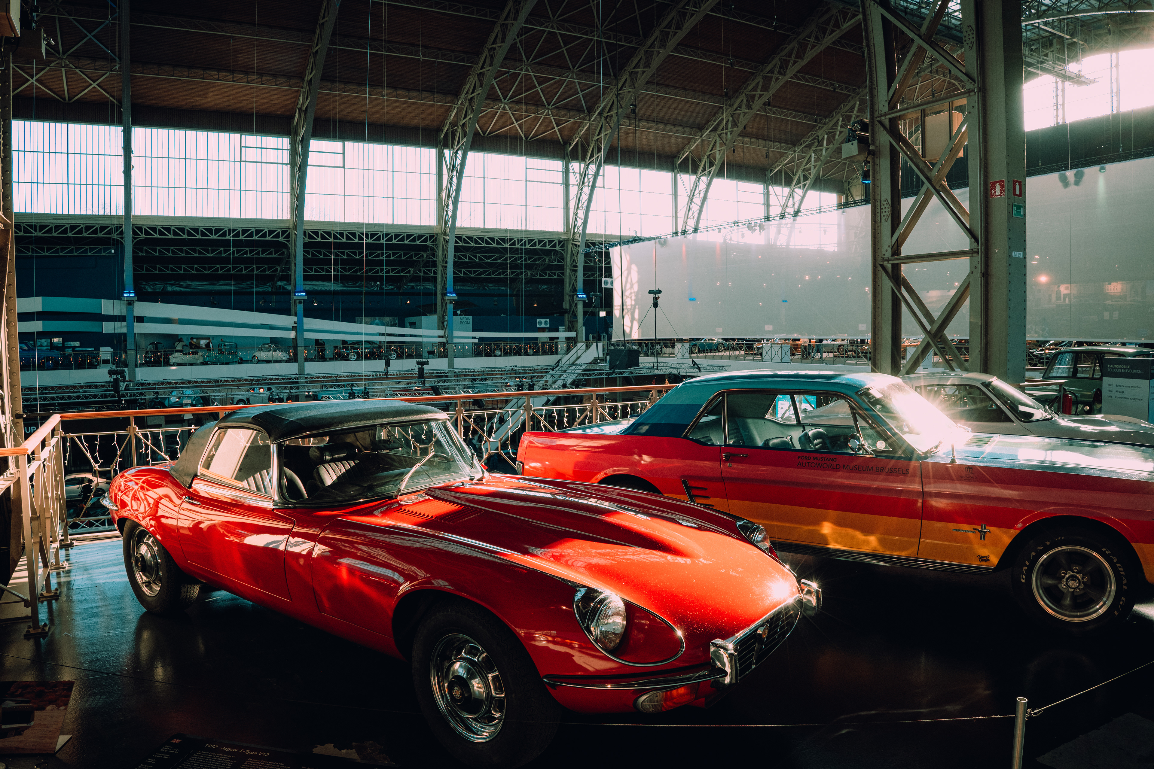 Car exhibition, Belgium