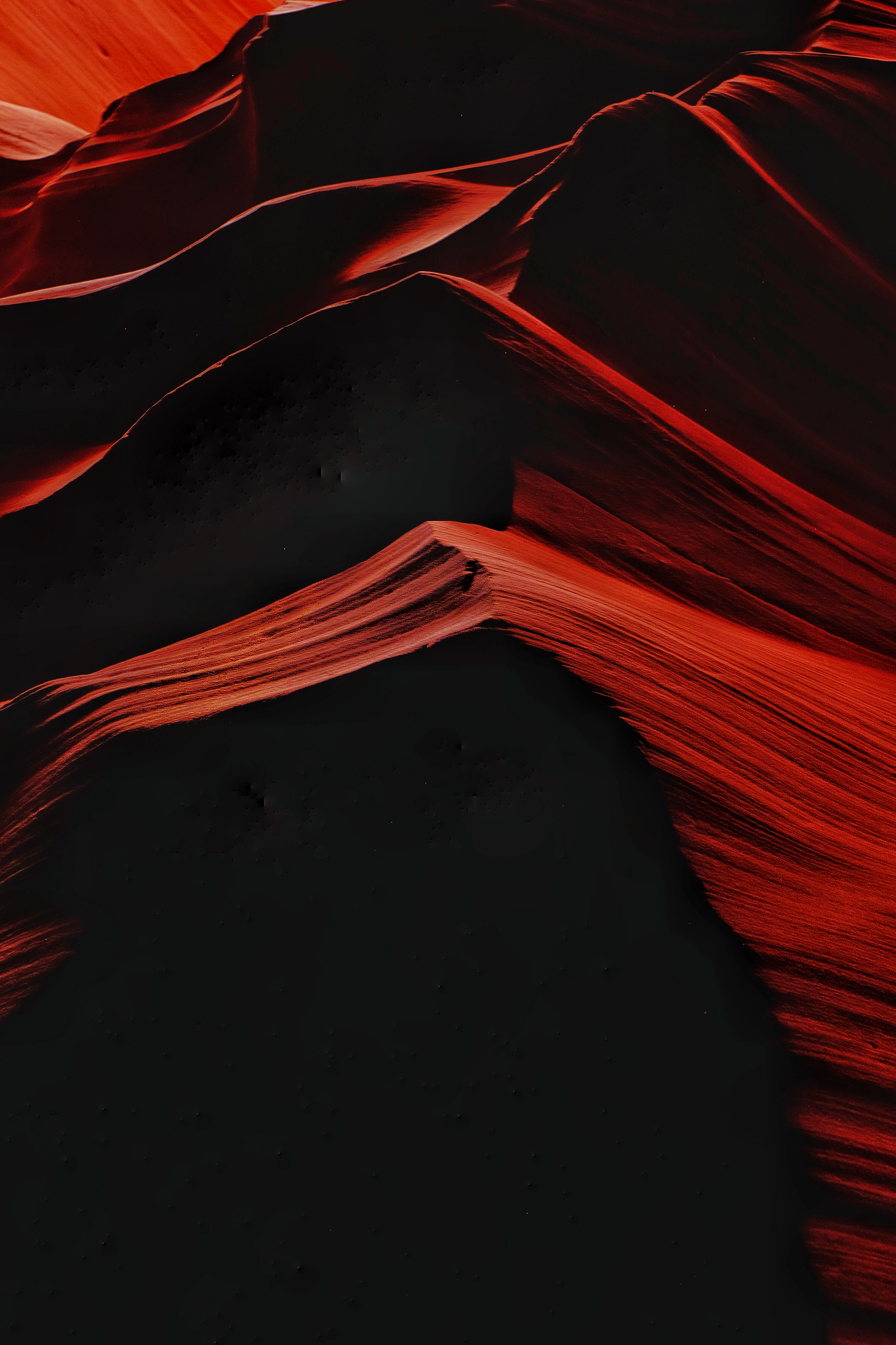 Smooth red rocks, Grand Canyon, USA 2022