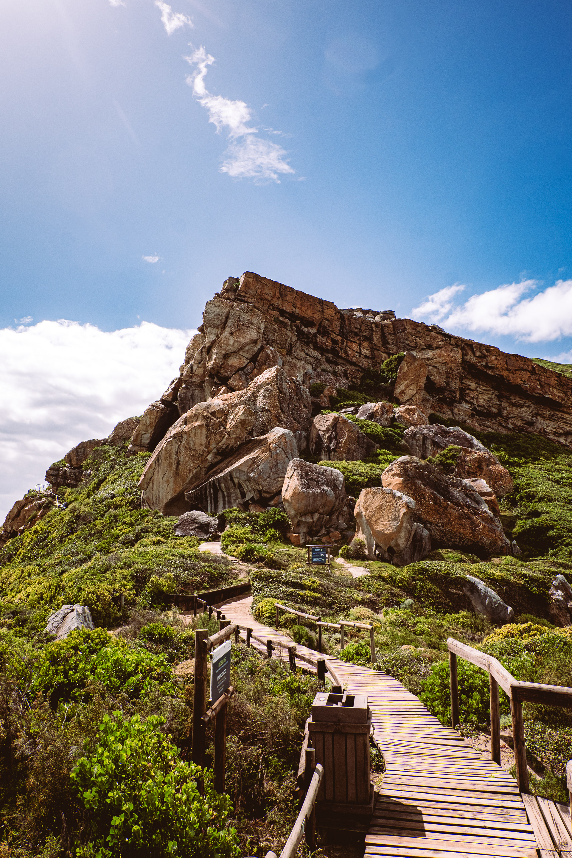 Beautiful rock formation, Robberg Nature Reserve, South Africa 2023