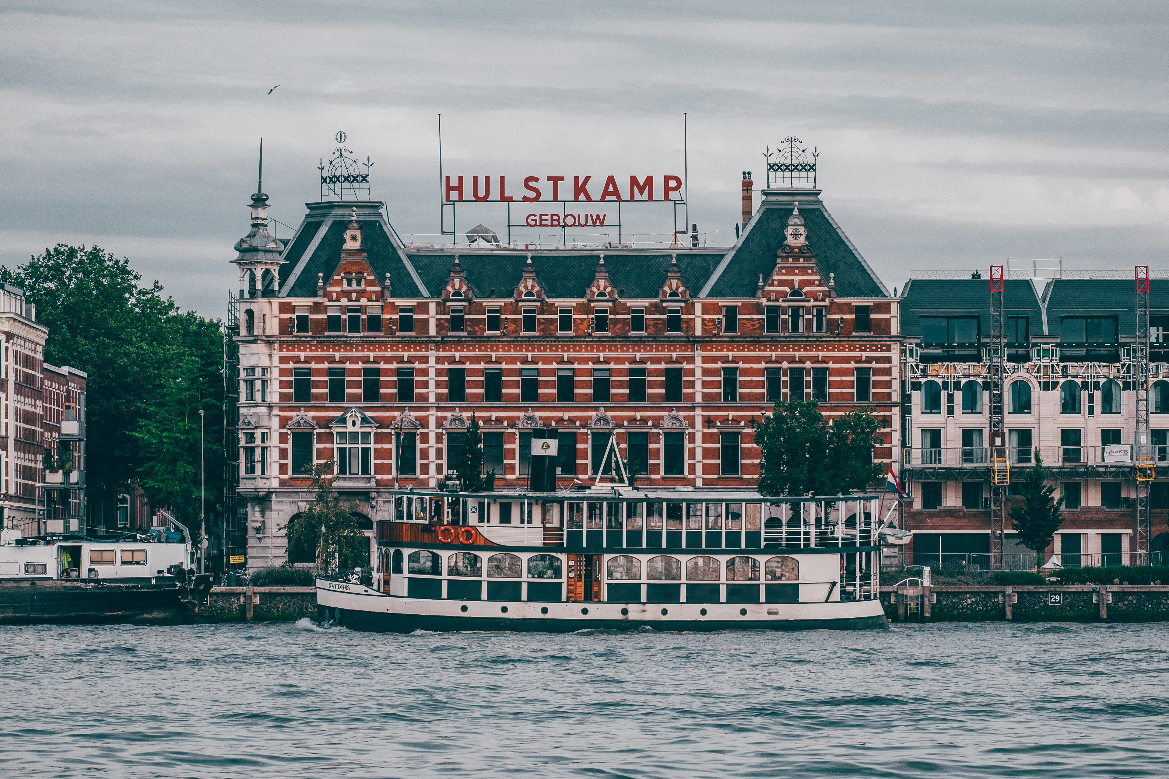 Boat Passing by the Hulstkamp, Rotterdam, Netherlands 2023