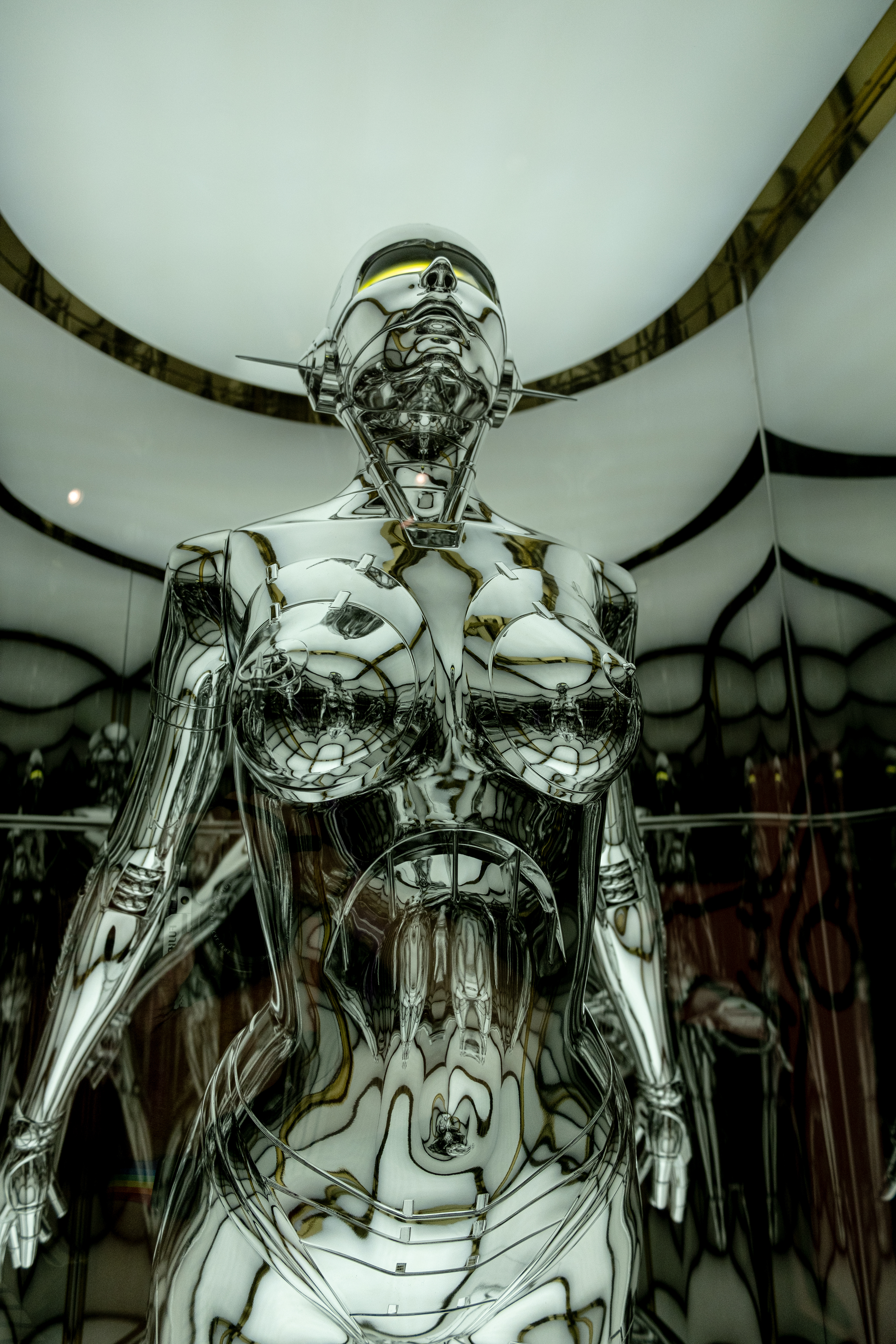 Sculpture by Hajime Sorayama, Moco Museum, Amsterdam 2024