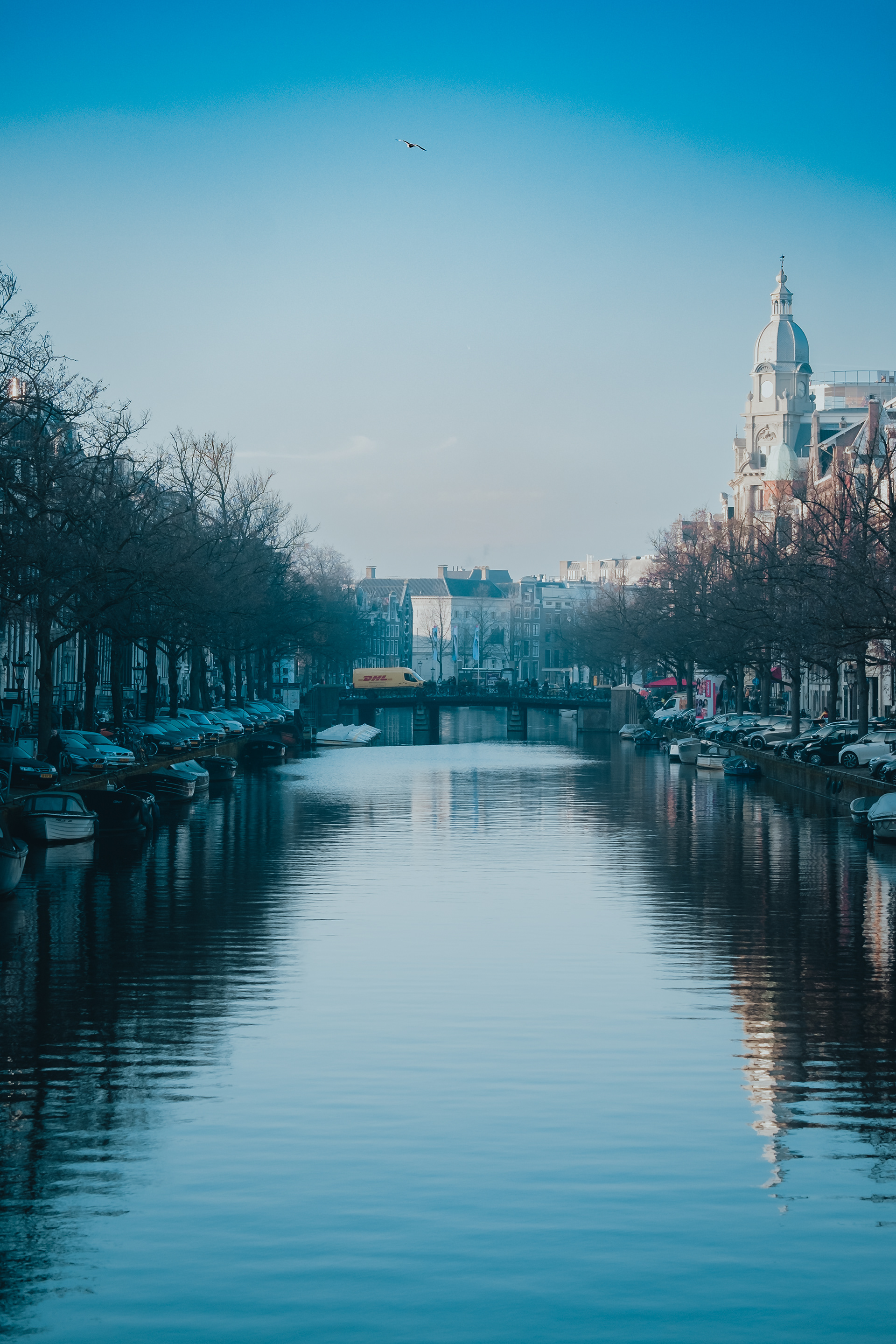 Cold winter Morning, Amsterdam, Netherlands 2022