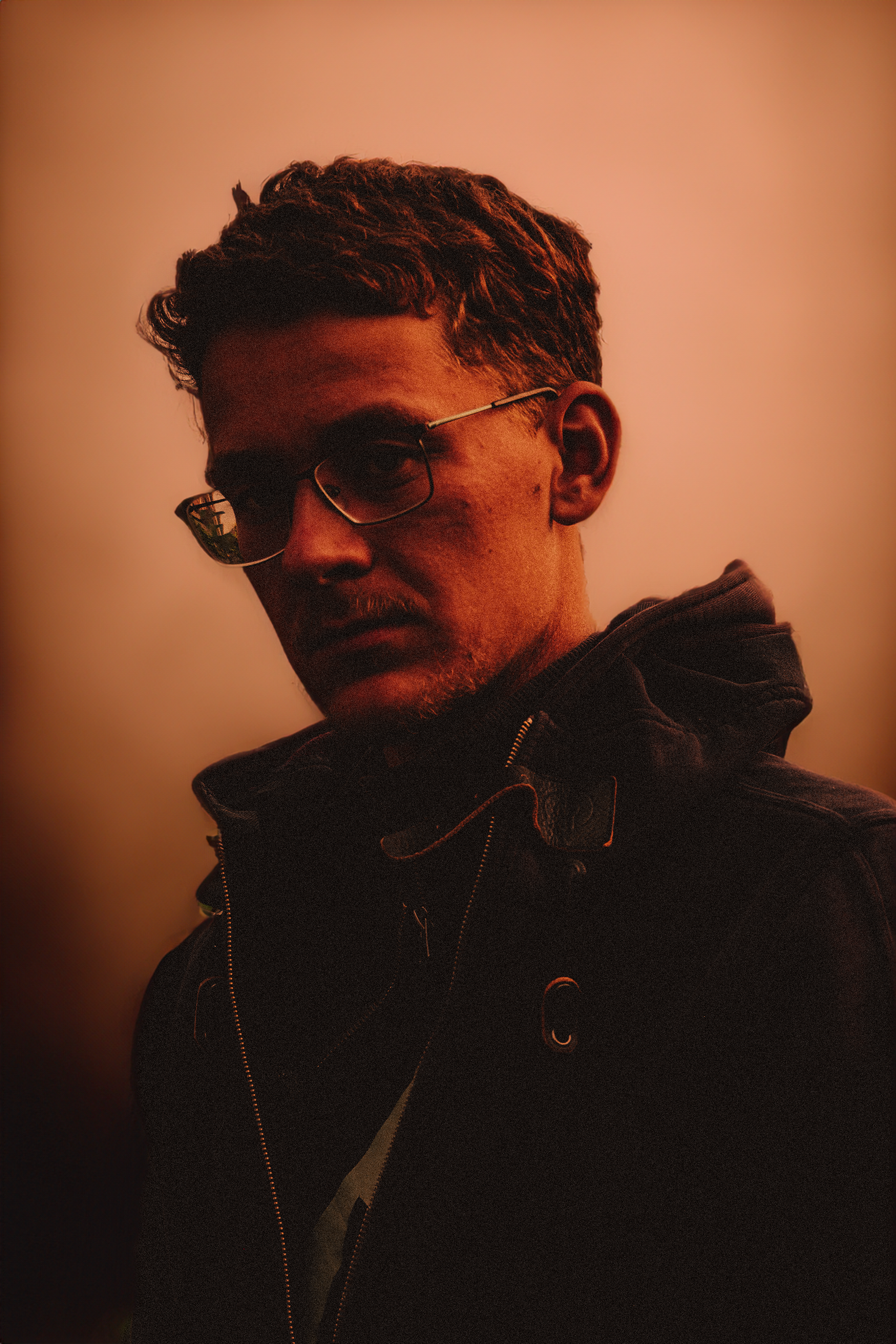 Self portrait project in style of Bladerunner, Netherlands 2023
