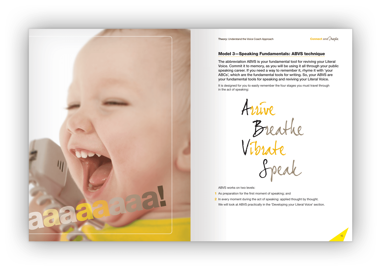 Double-page layout design.