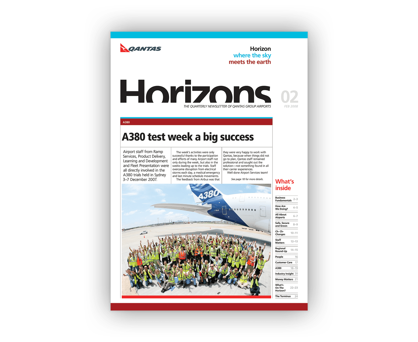 One of the newsletter's cover designs.