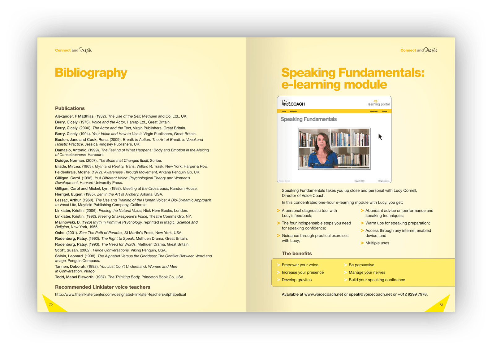 Double-page layout design.