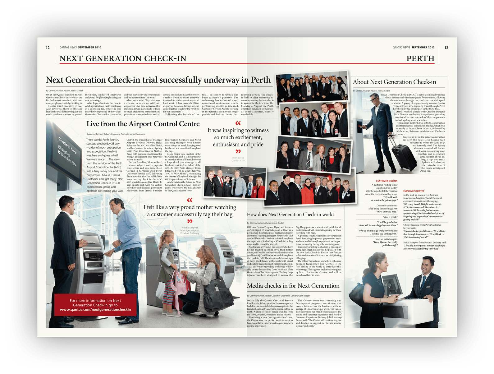 Double-page layout design.