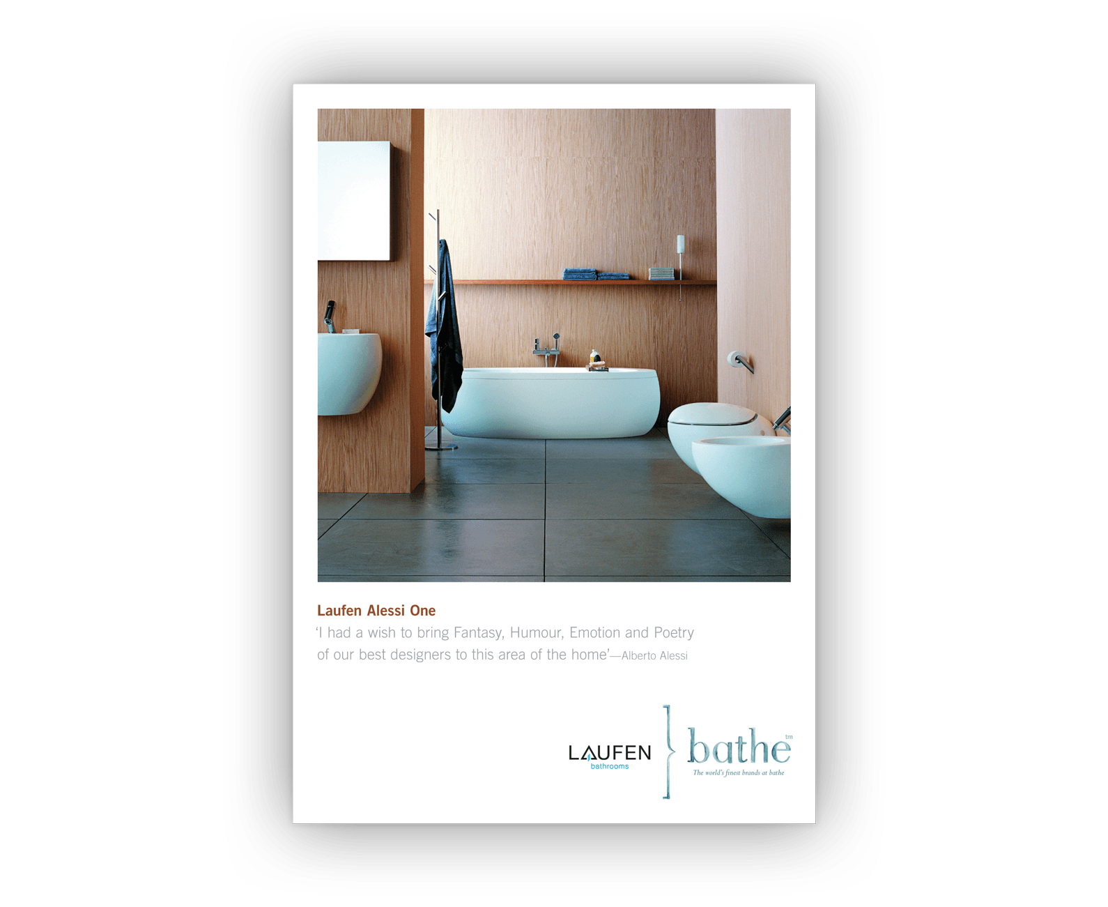 One of the brochure cover designs.