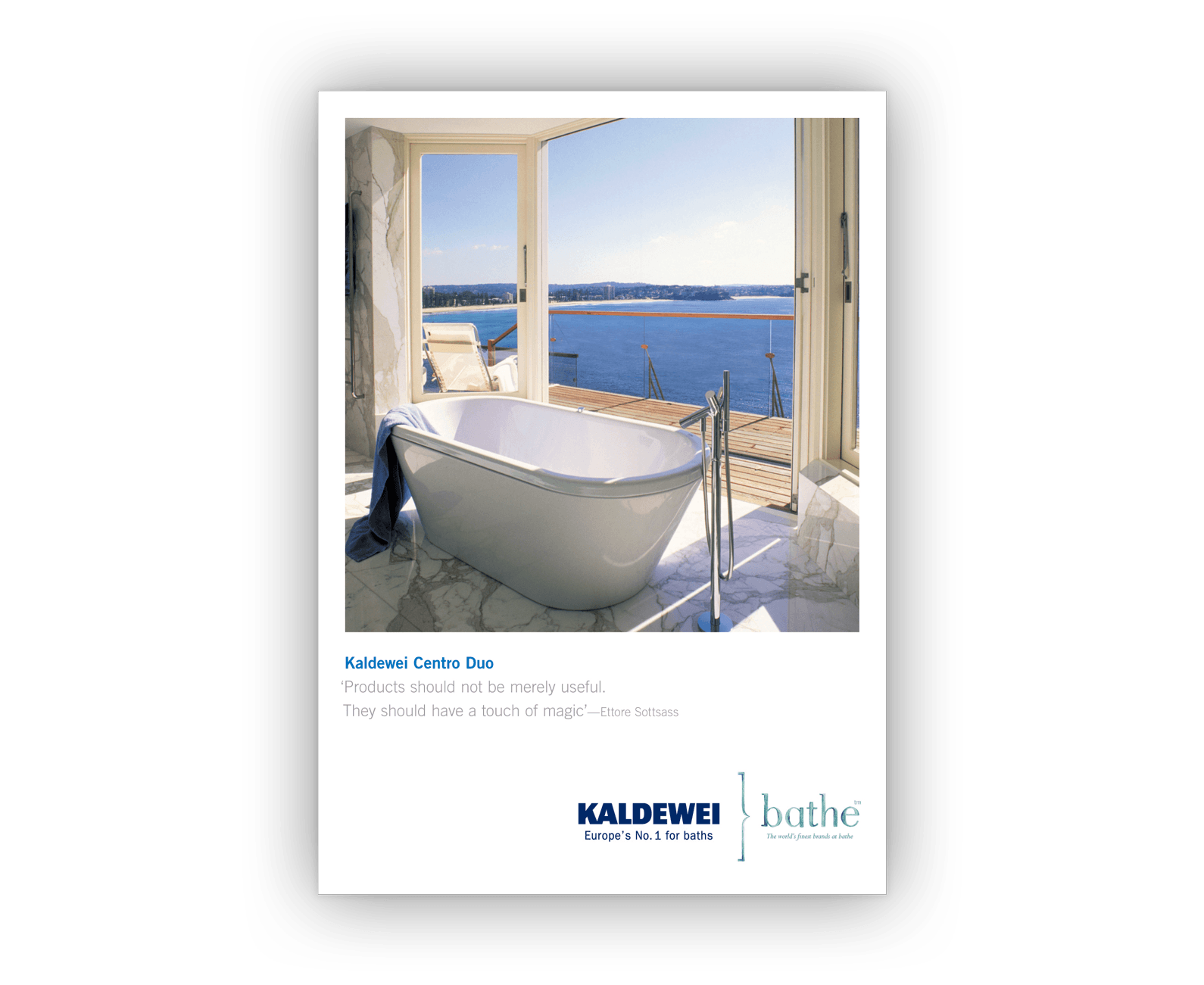 One of the brochure cover designs.