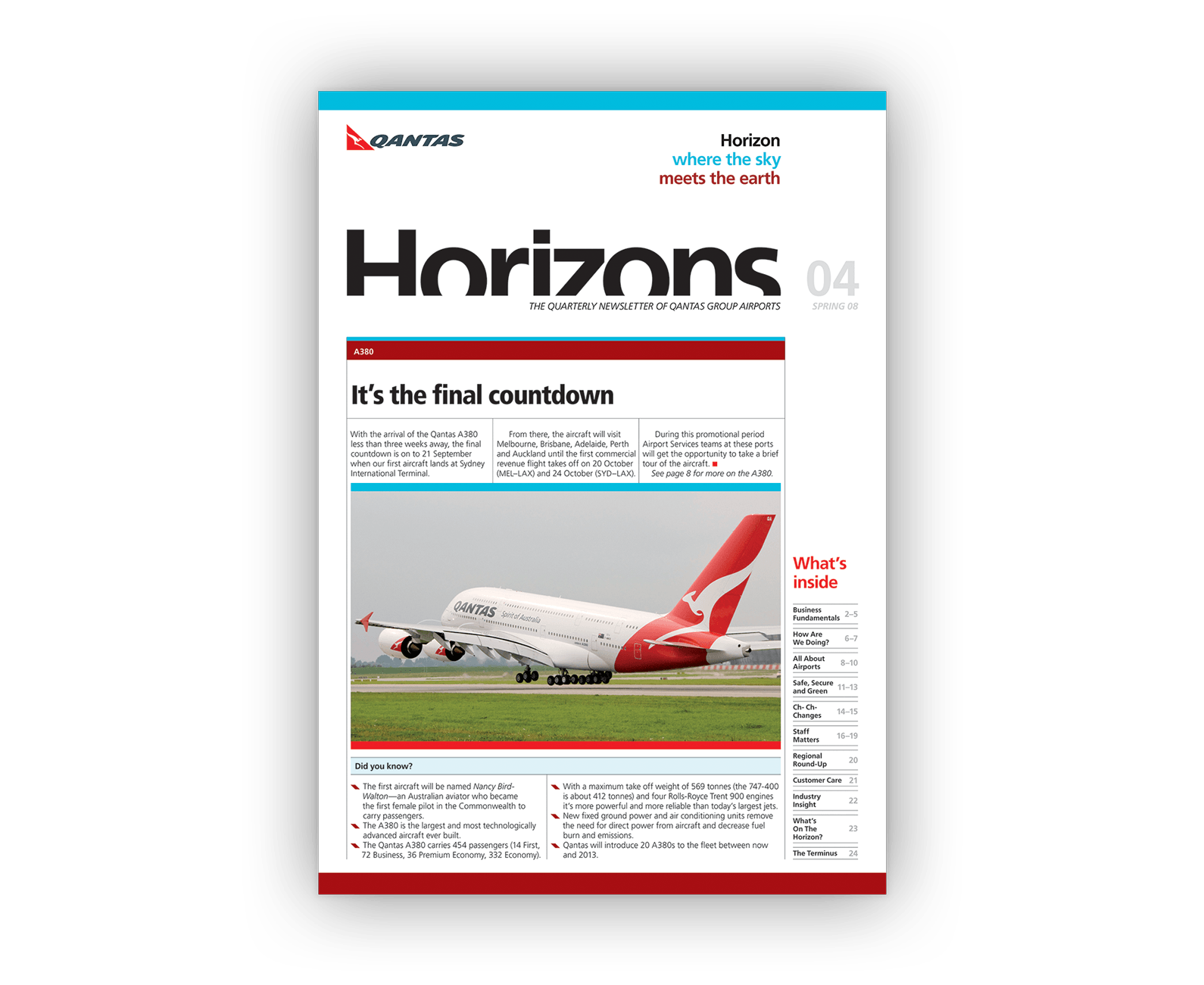 One of the newsletter's cover designs.