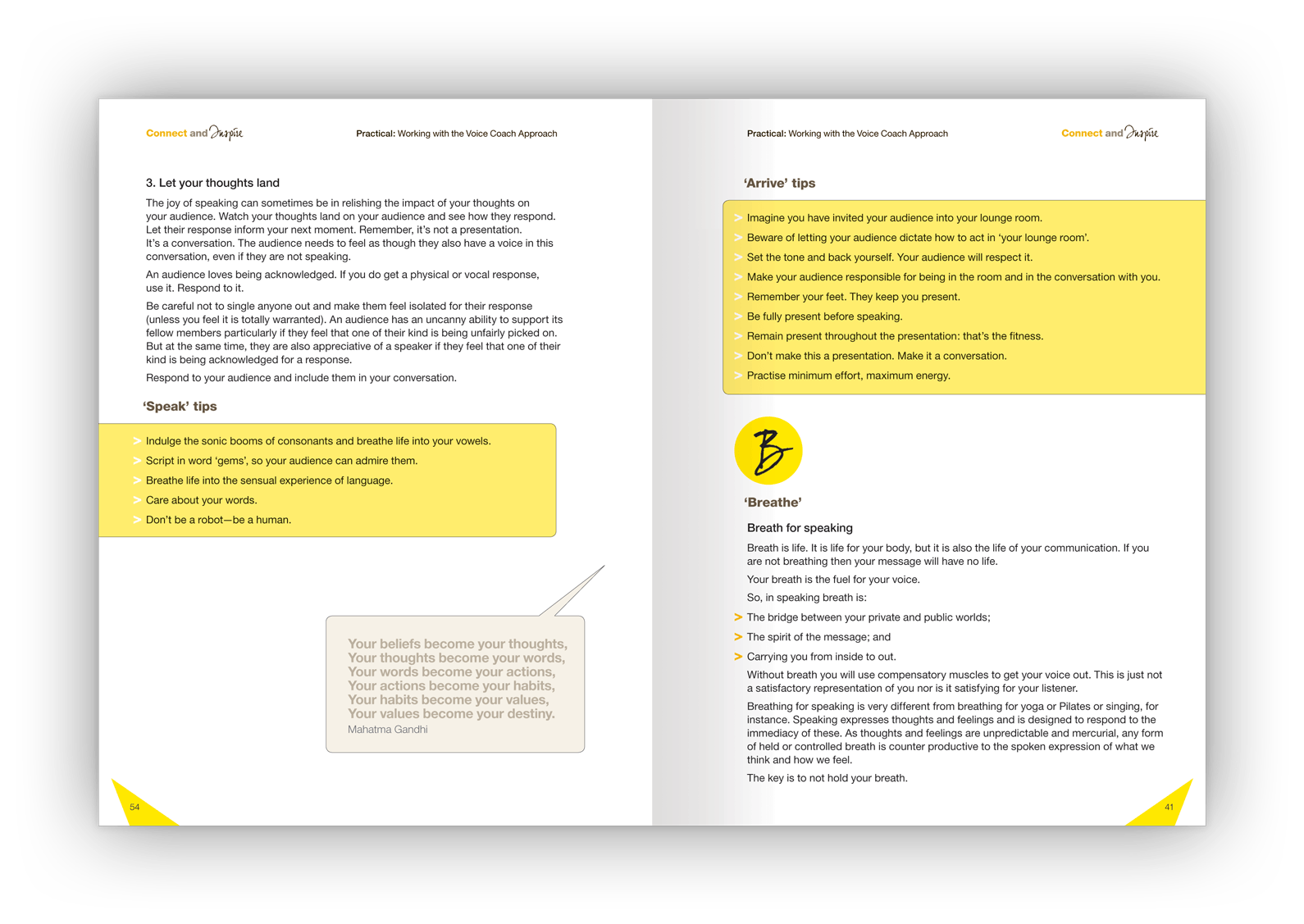 Double-page layout design.