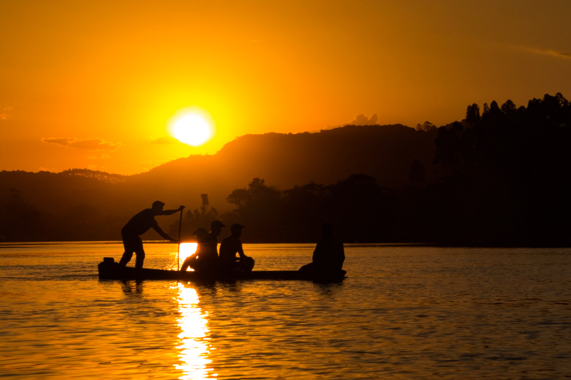 Rio Itapocu em Araquari, SC - Brasil.