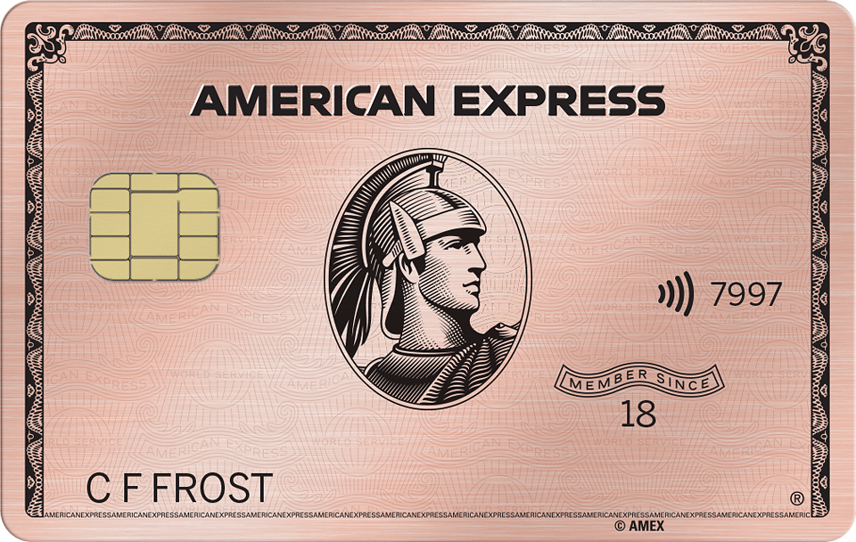 Rose Gold Charge Card (metal)