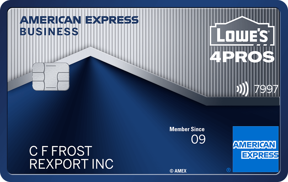 Lowes Business Card — USA