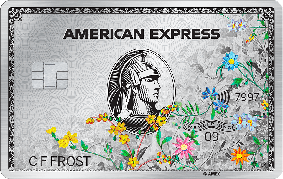 Platinum Charge Card Kehinde Wiley Artist Edition (metal)