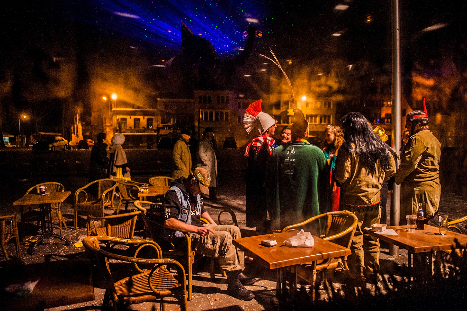 2010 - Poperinge - Carnaval - Café Saint-Georges - Maskerade