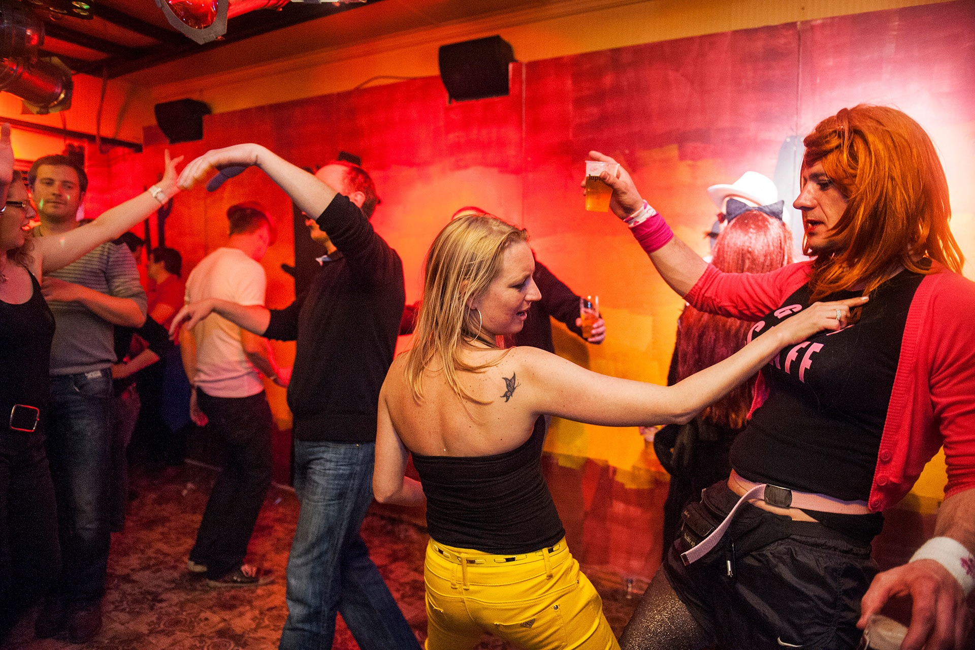 2012 - Poperinge - Carnaval - Café L'Espérance - Maskerade