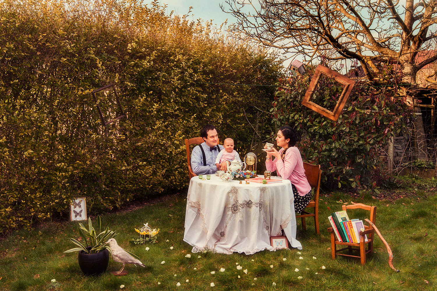 Simon Couttenye en Mieke Hebben met Alice