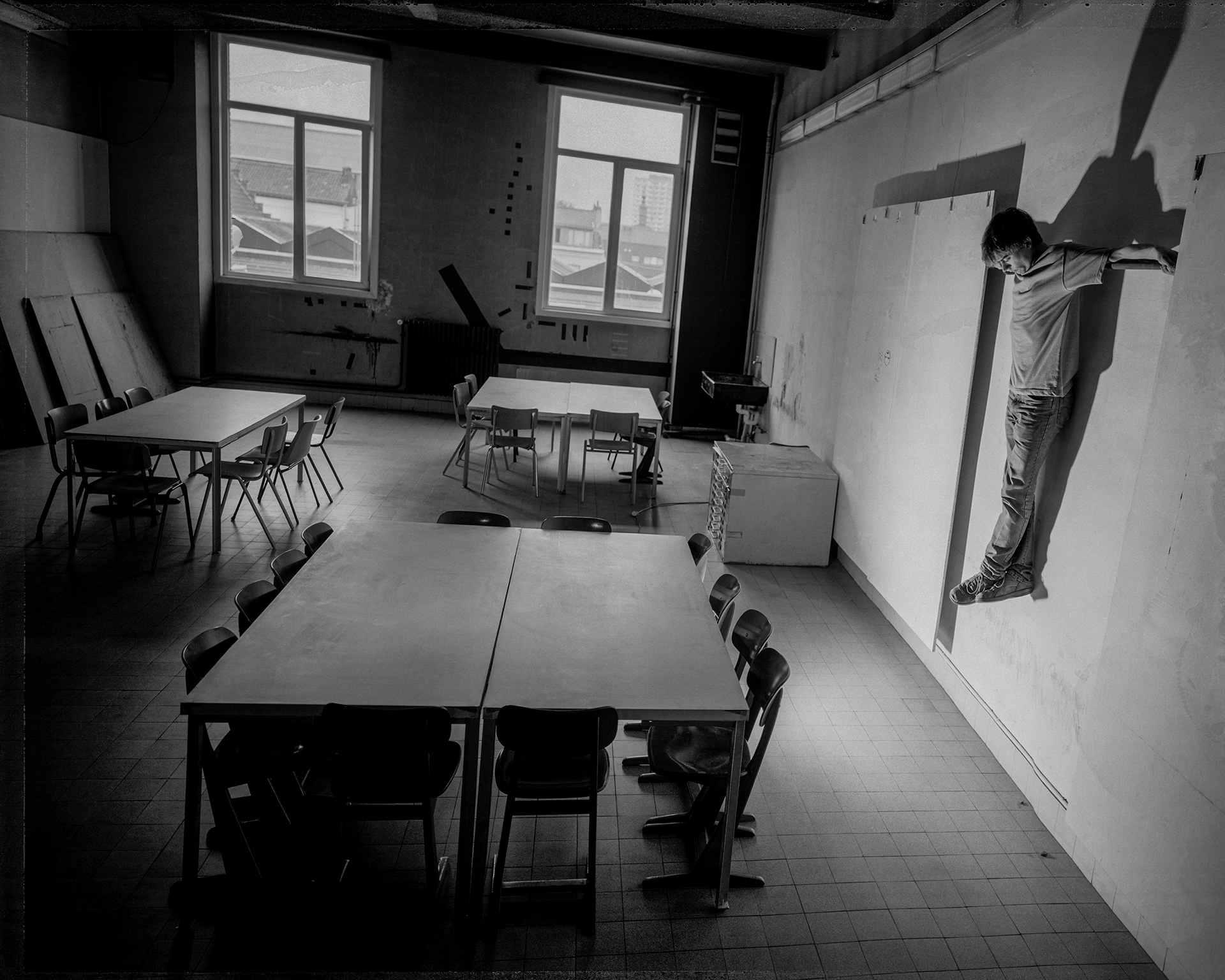Gent - Academie voor Schone Kunsten (KASK) - Zelfportret van fotograaf Michaël Depestele