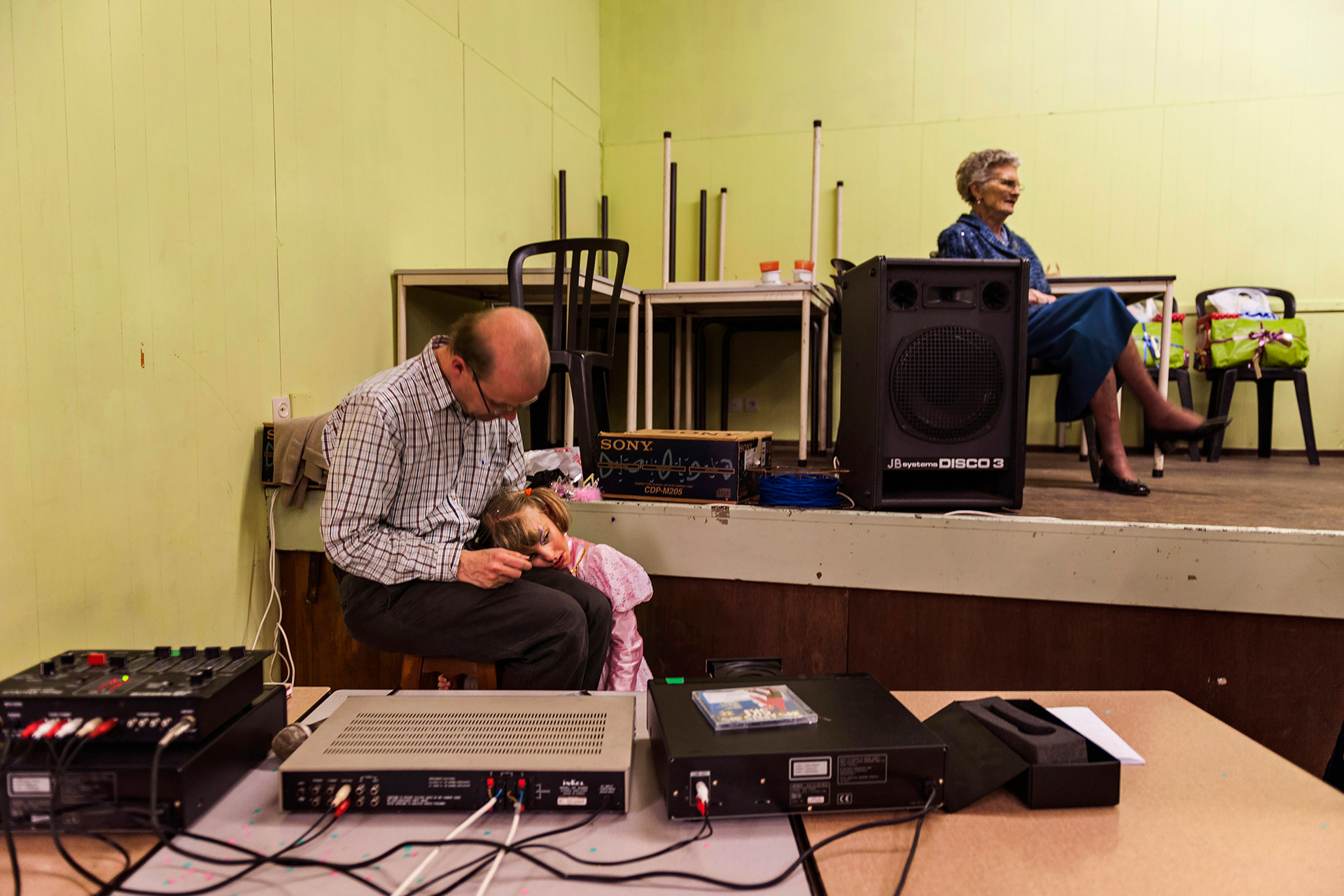 2009 - Poperinge - Carnaval - Zaal De Gilde - Verkiezingsavond Prins en Prinses Carnaval voor de derde leeftijd