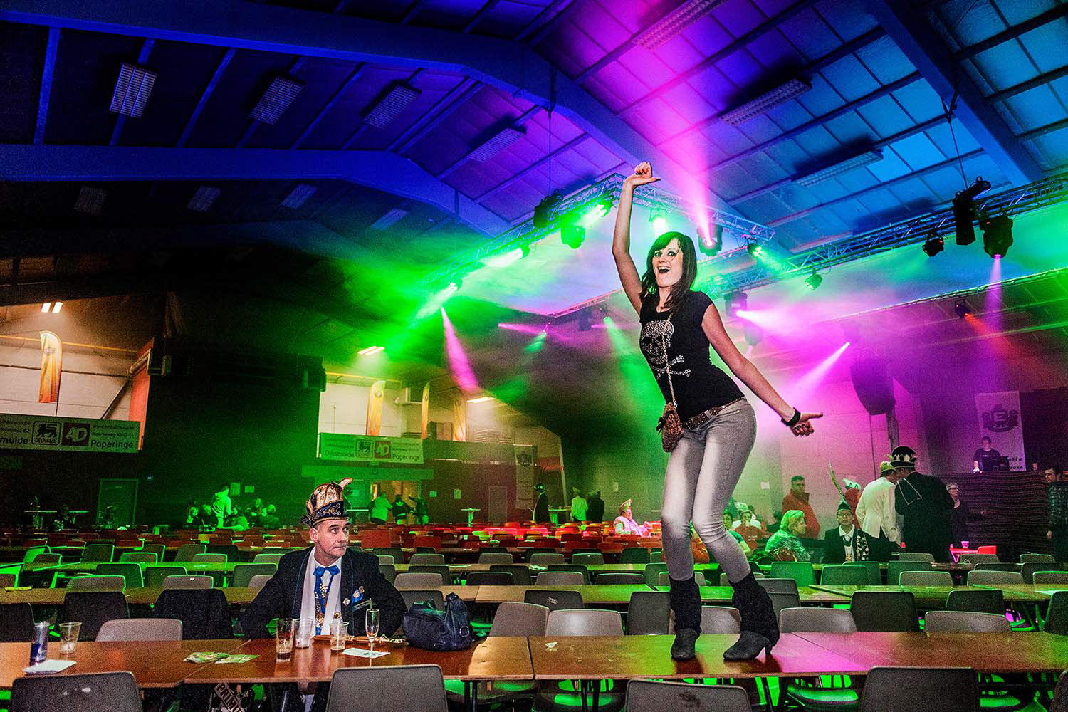 Poperinge - Feest der goedgemutsten in zaal Maeke Blyde met Griet Penninck - 2013