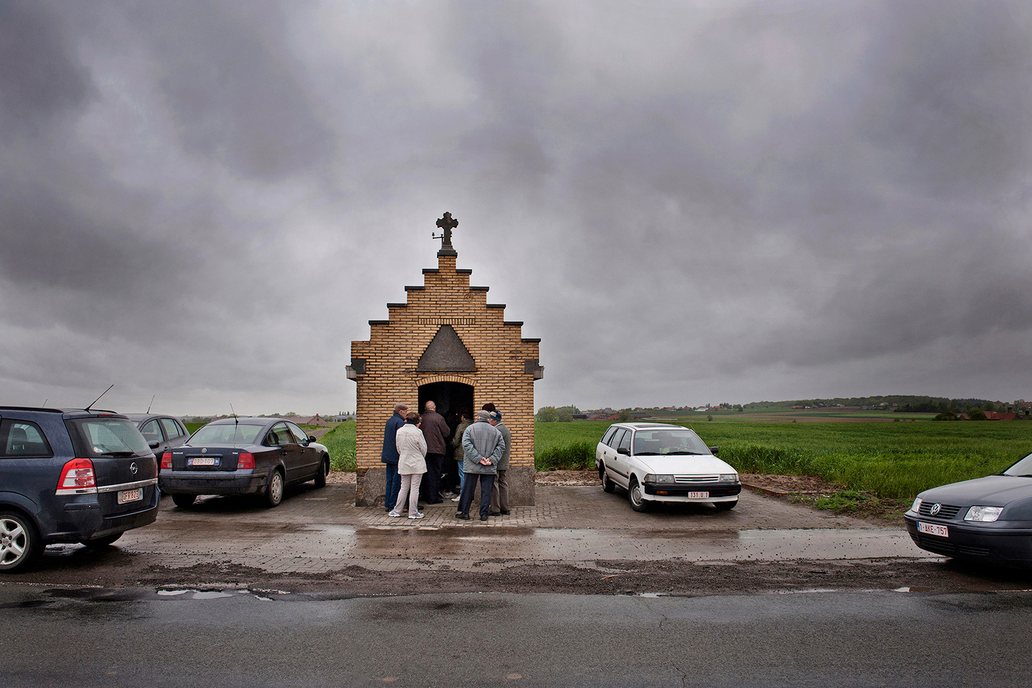 2013 - Watou - Callecannesweg - Kapel van de familie Antheunes
