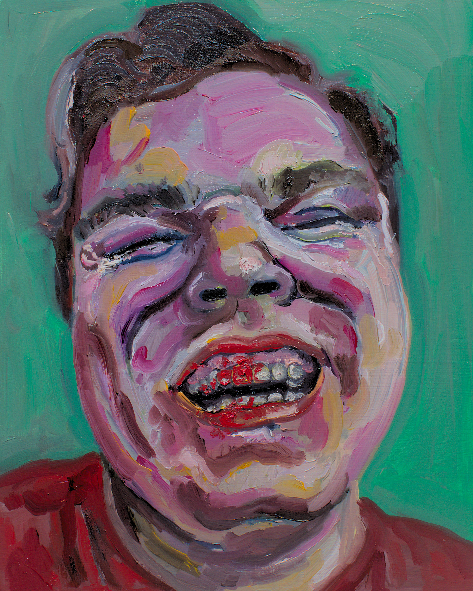 Boys Don't Cry I | Oil on Wood Panel | 8"x10"