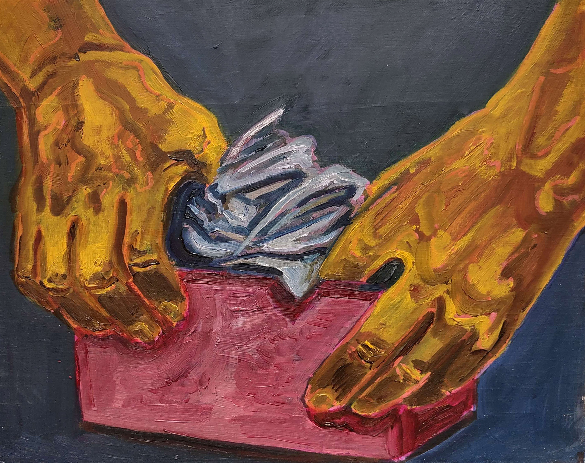 Processing | Oil on Wood Panel | 10"x8"