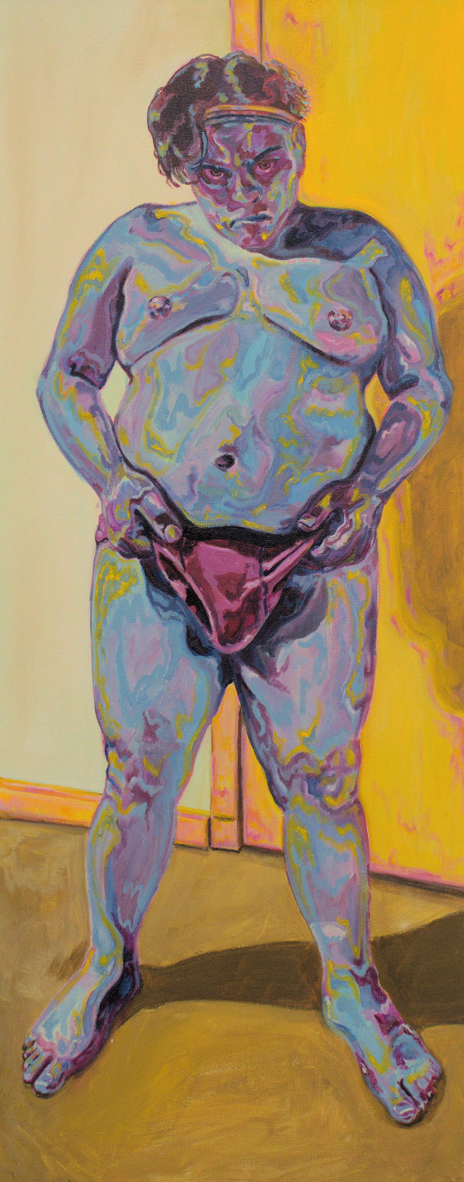 Tug of War | Acrylic on Canvas | 40"x16"