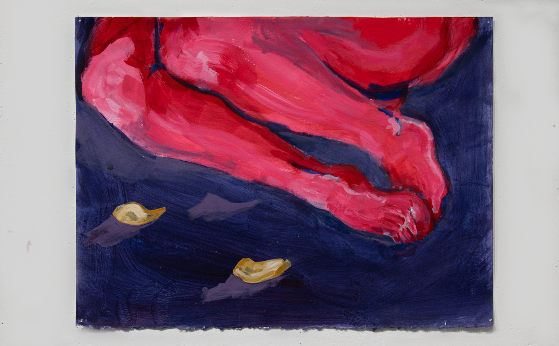 Tender III | Acrylic on Paper and Mylar | 10"x12"