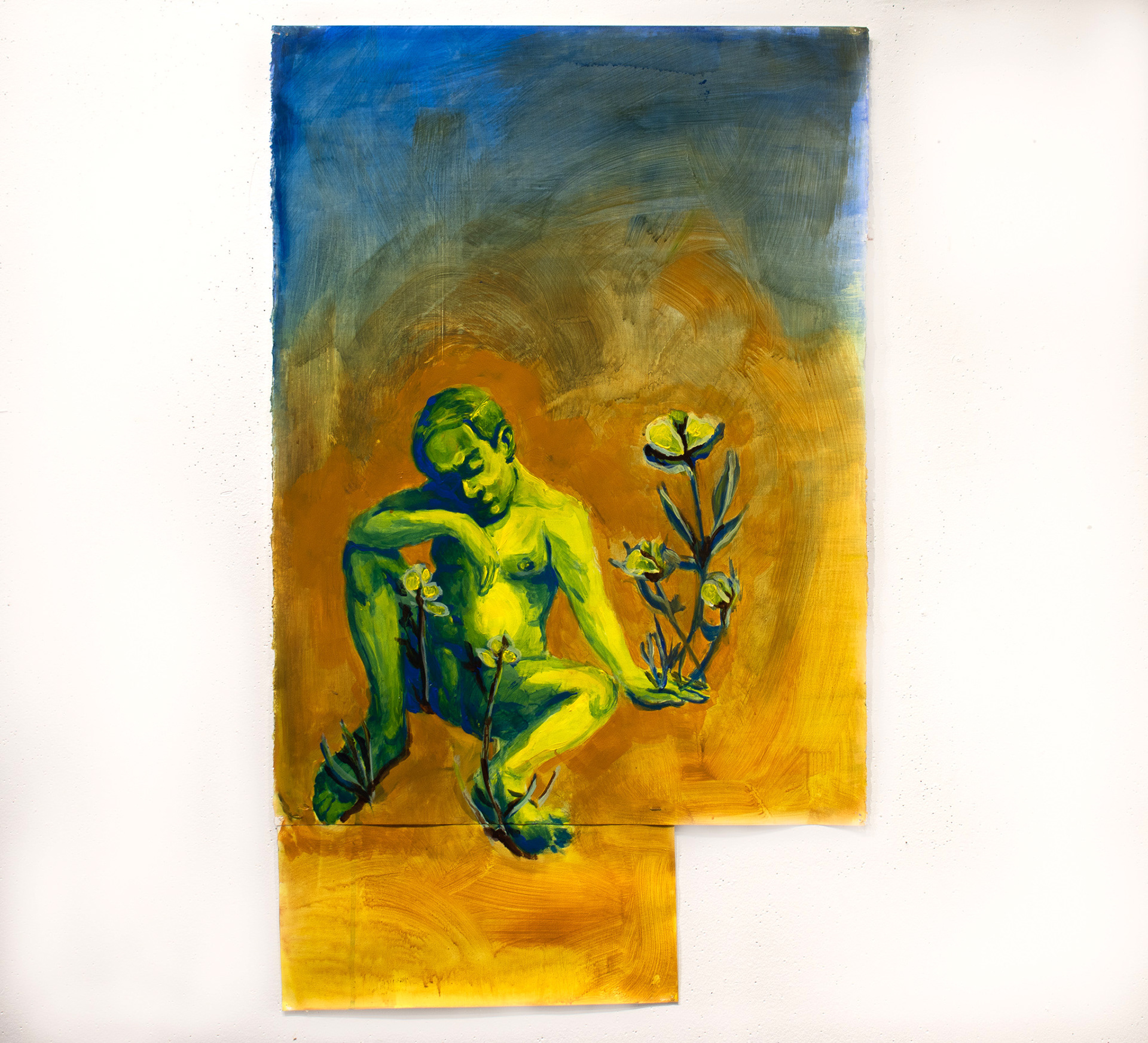 WIlting | Acrylic on Paper | 21"x24"