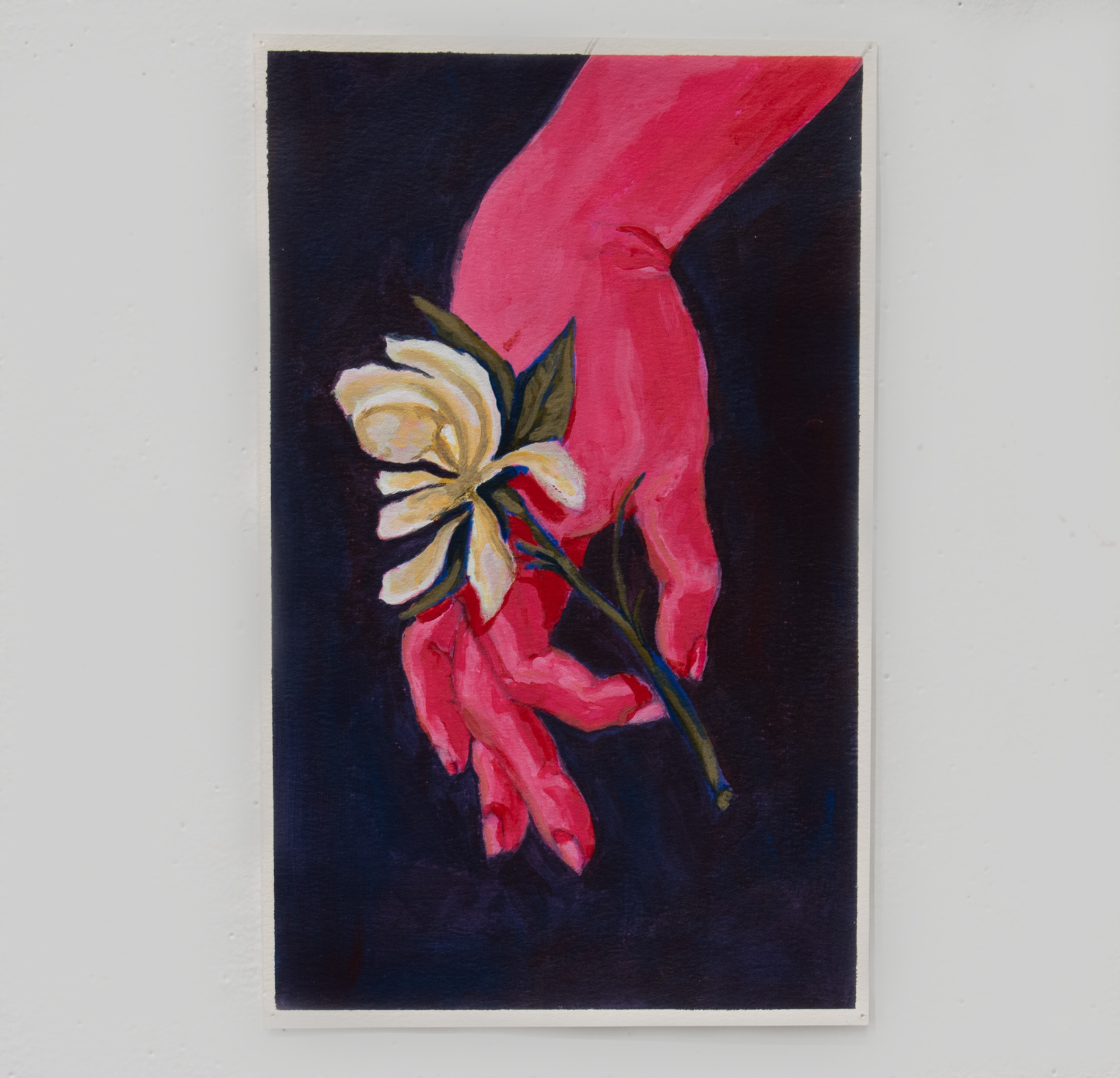 Tender I | Acrylic on Paper and Mylar | 4"x6"