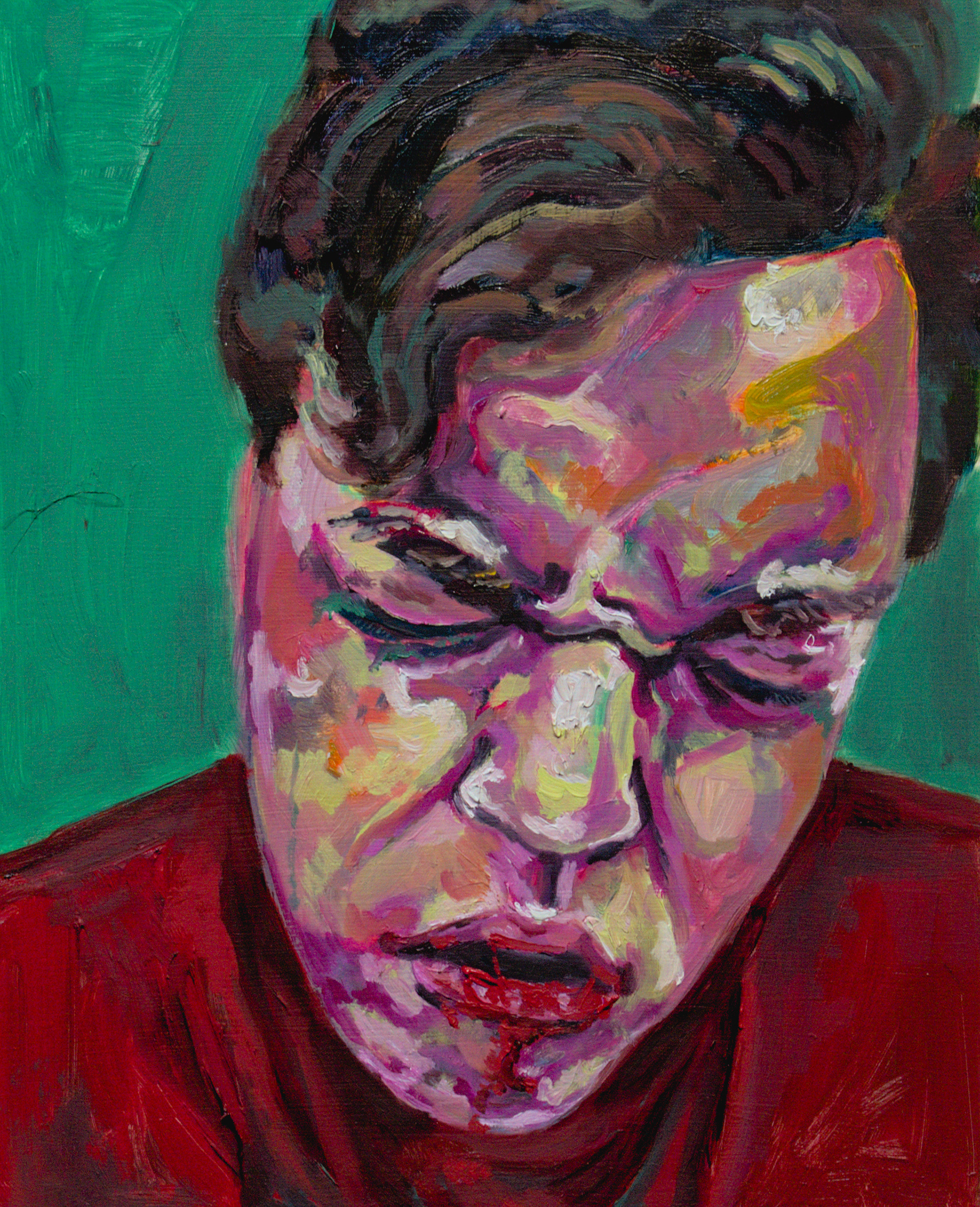 Boys Don't Cry II | Oil on Wood Panel | 8"x10"