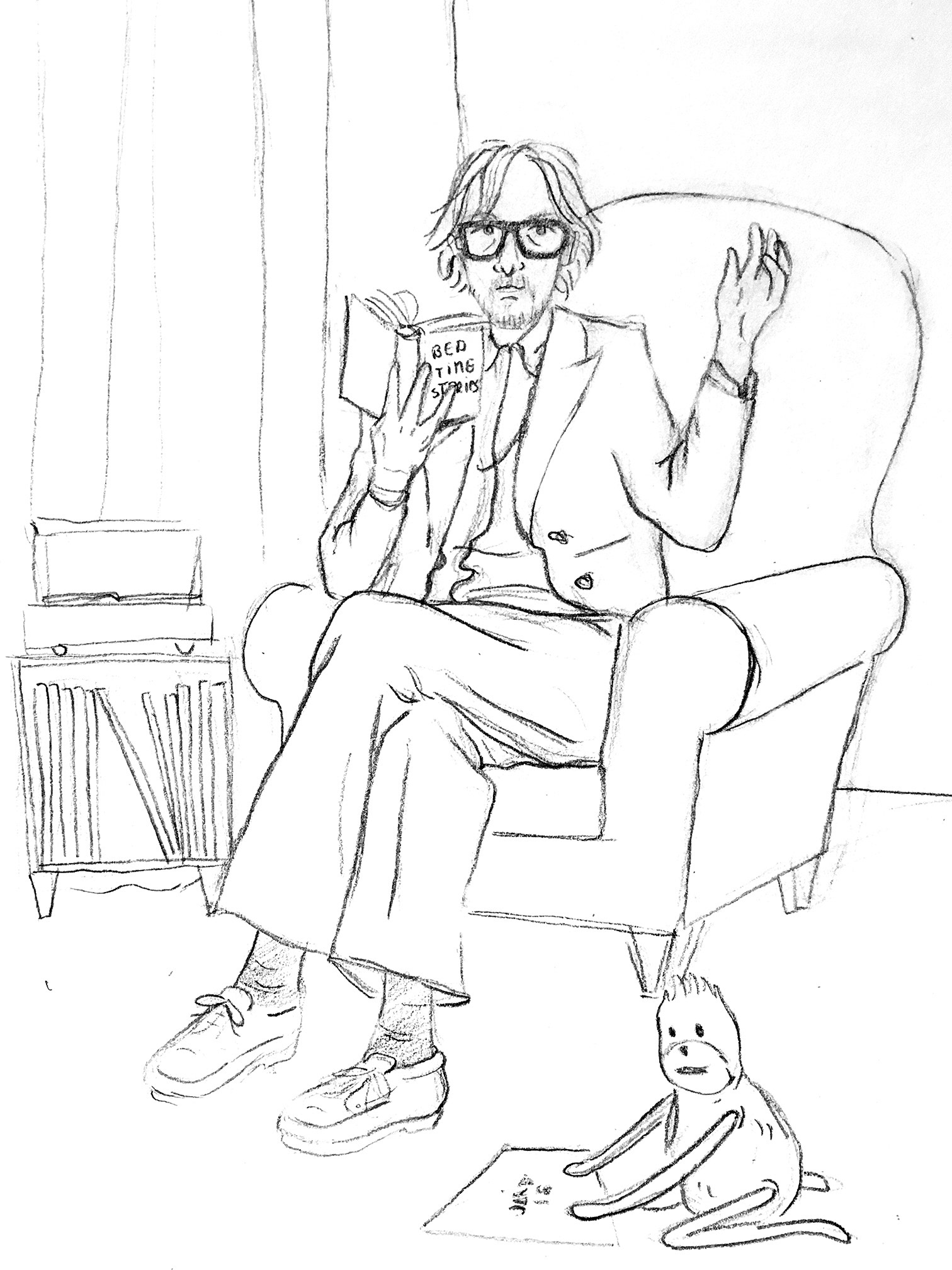 First sketch for the cover.