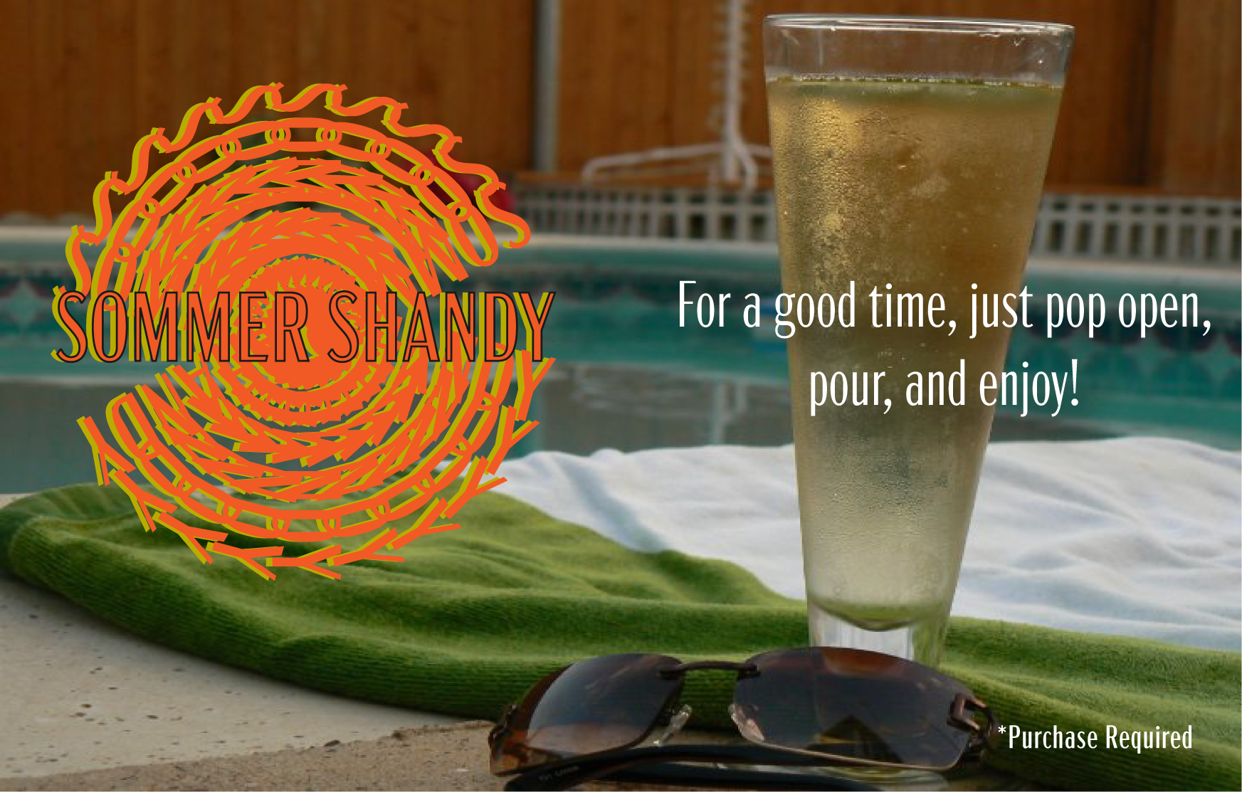 Mock alcohol ad