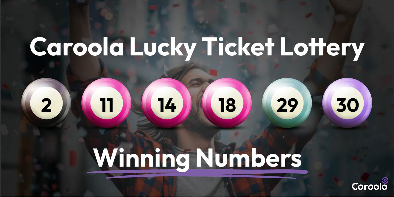 lucky lottery winning numbers graphic