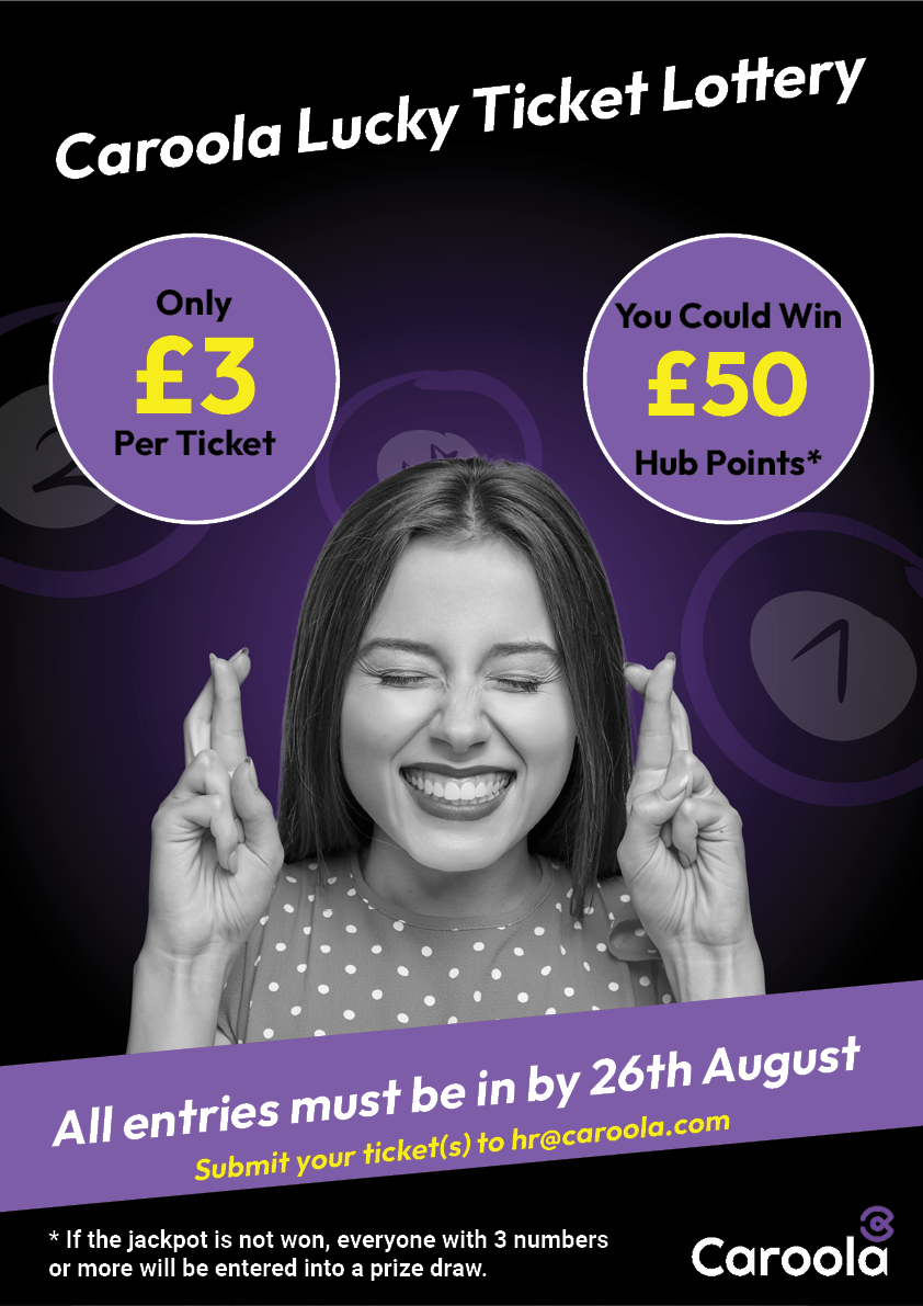 Lucky lottery poster