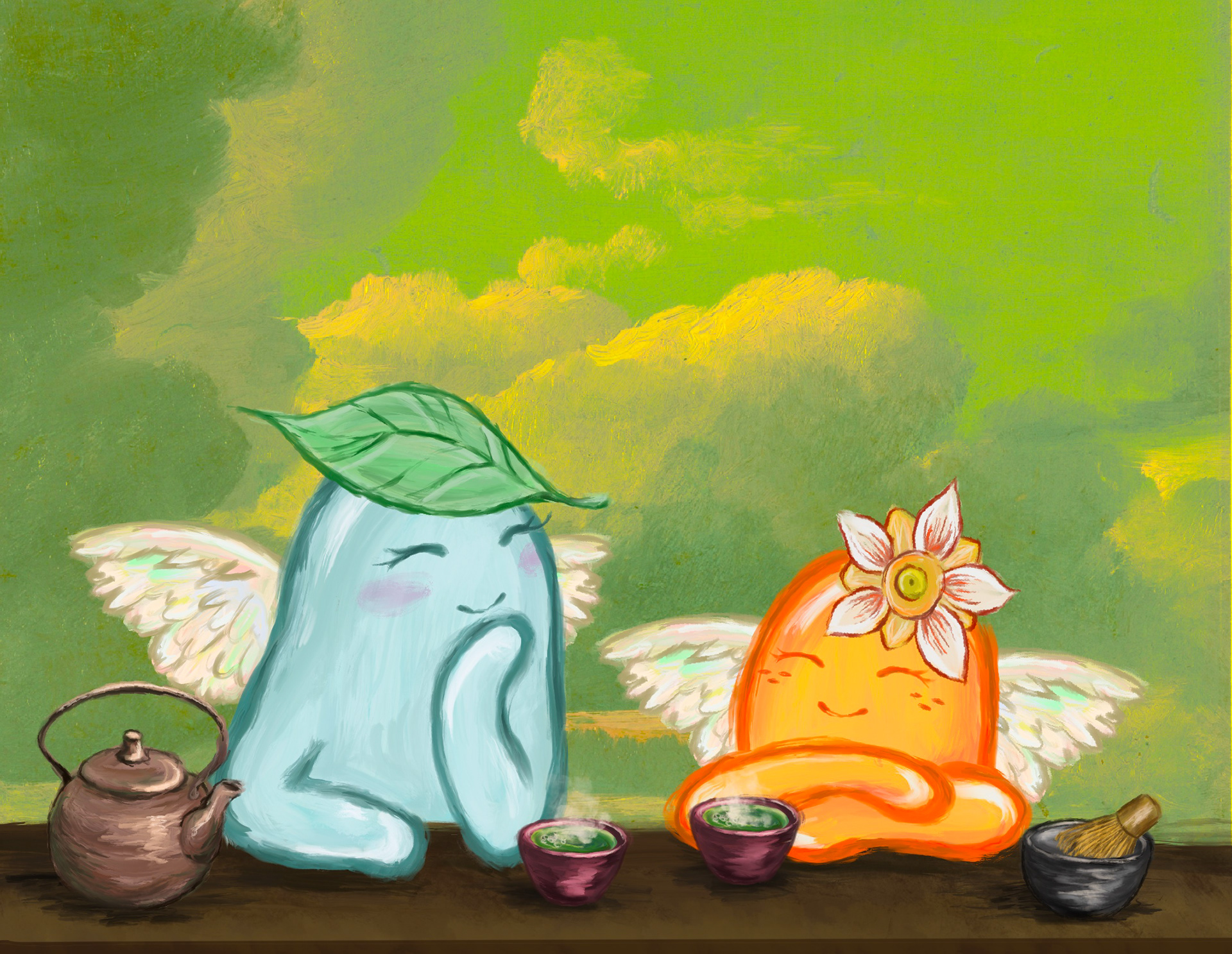 Matcha Tea Flavor Announcement Ad