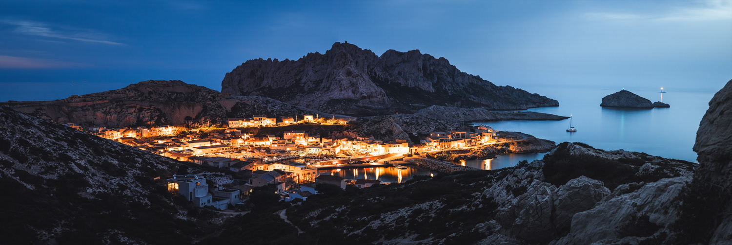 Soirée au village des Goudes